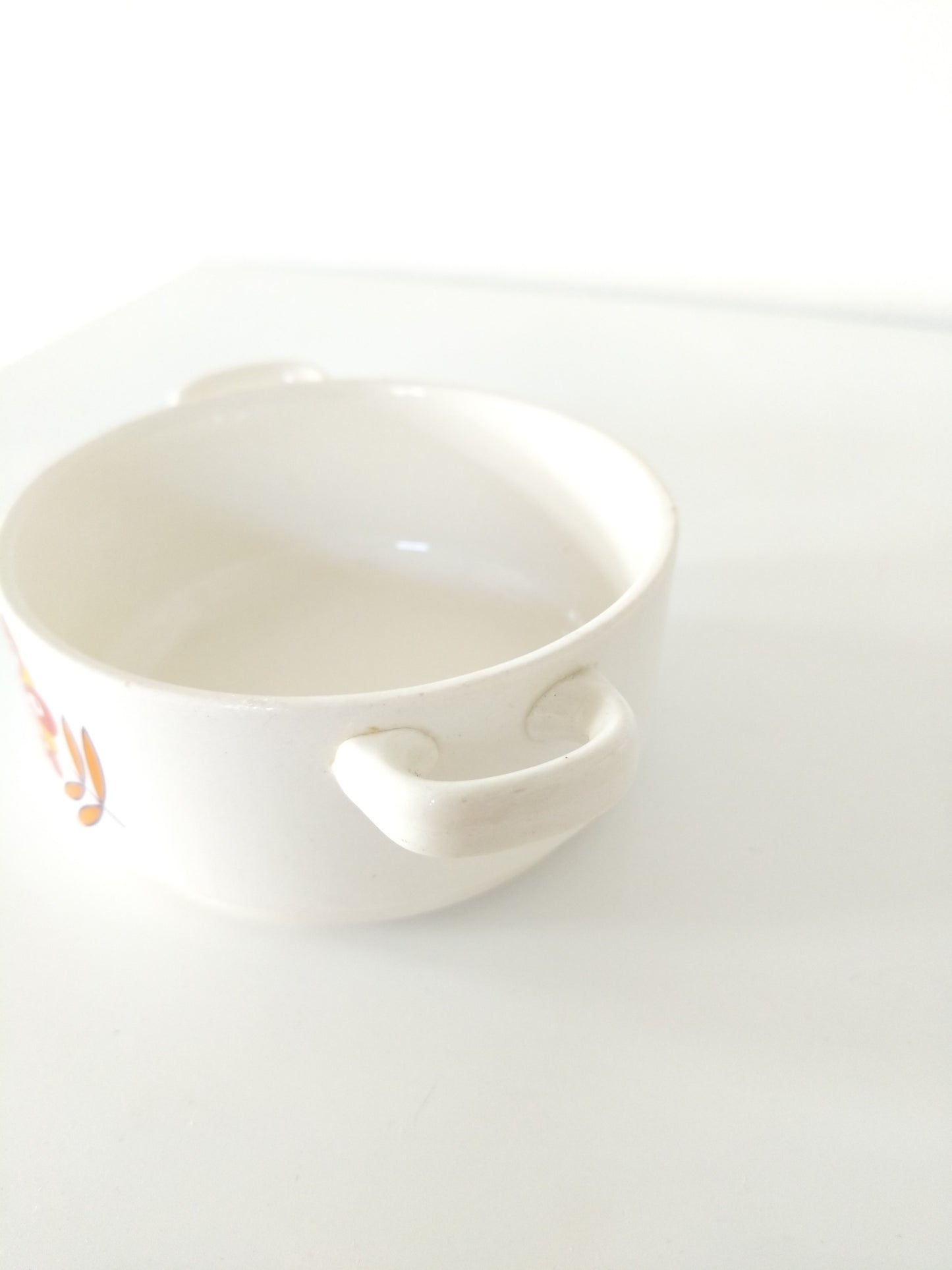 Bol à oreilles Boch La Louvière " trois fleurs " au choix - à l'unité - cetaitmieuxavant