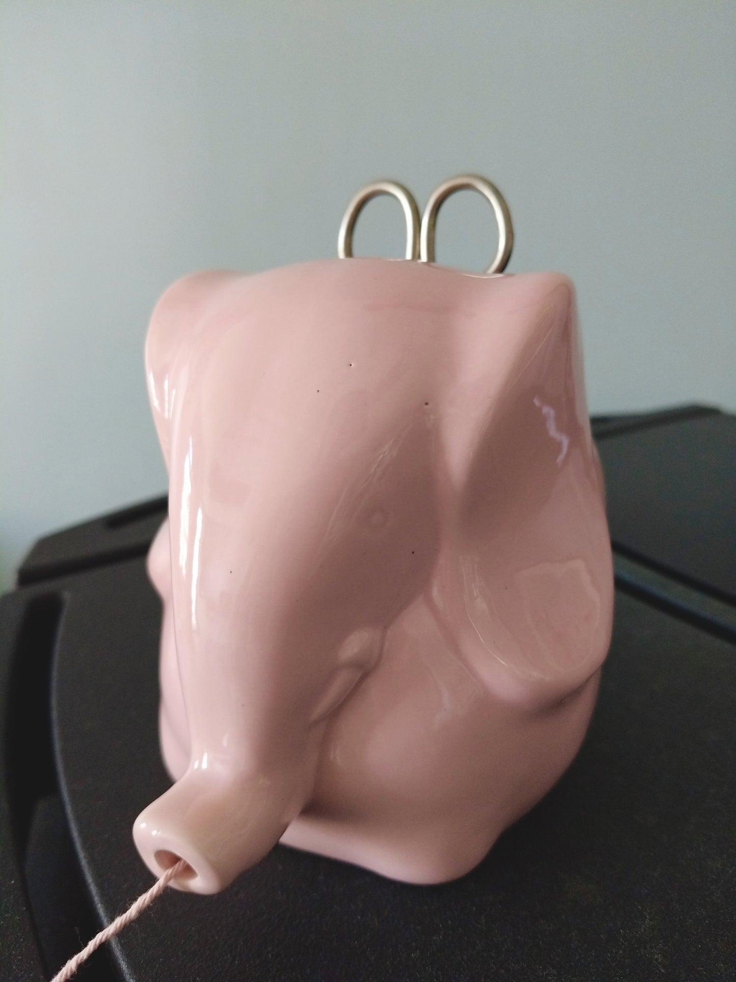 Dévidoir à ficelle éléphant en céramique Lord Nelson Pottery