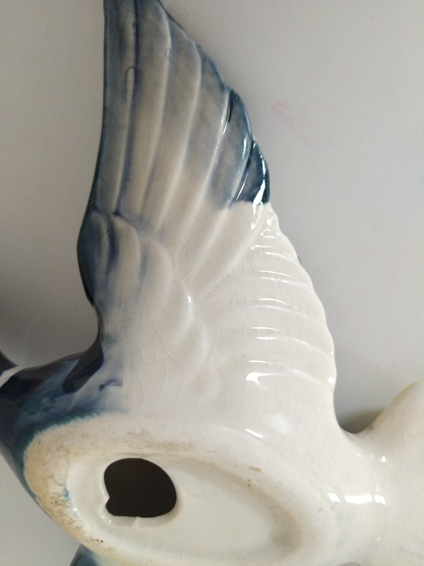 Canard mural en céramique