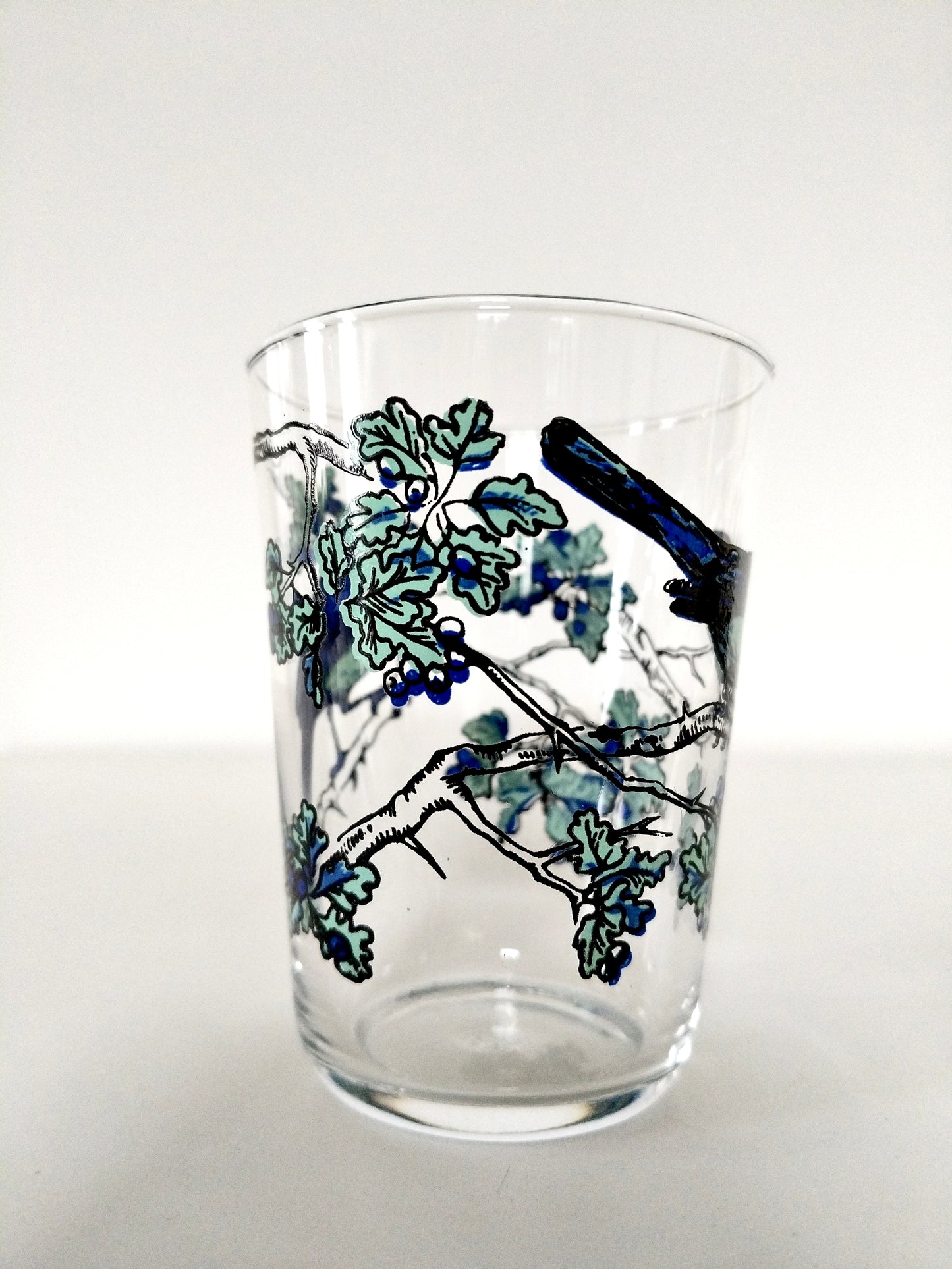 Petits verres à eau décor oiseaux - cetaitmieuxavant