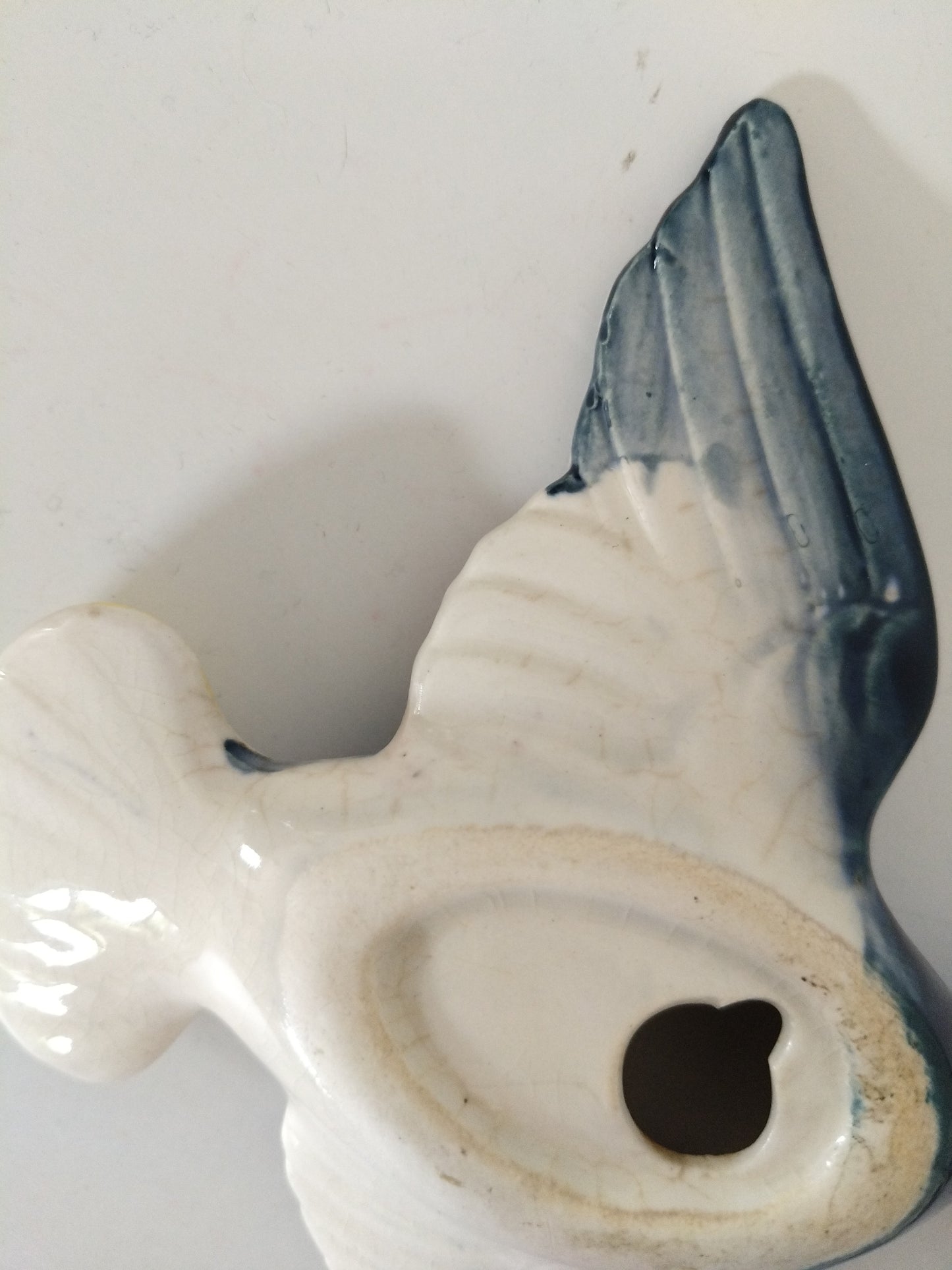 Canard mural en céramique