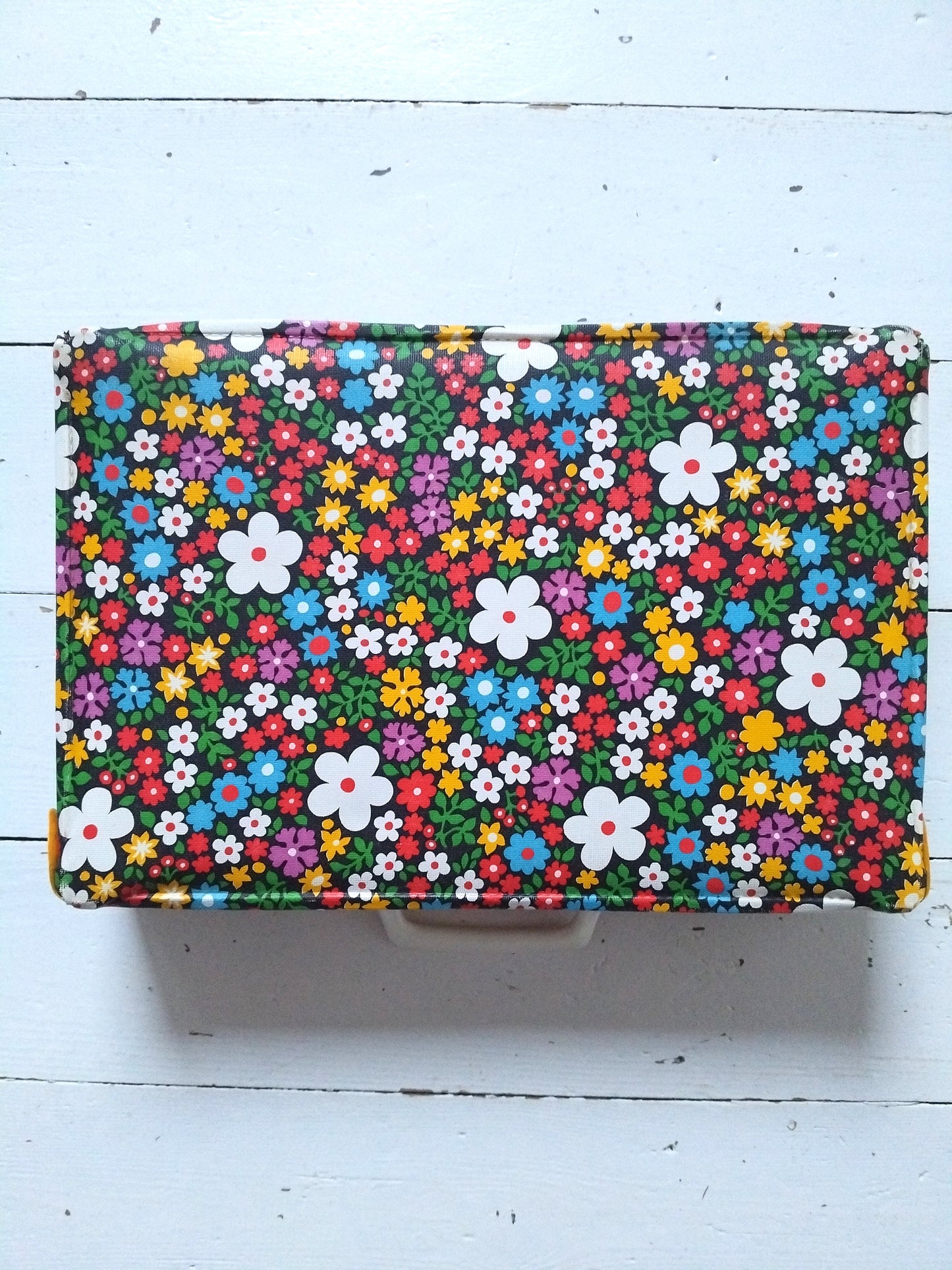 Valisette vintage flower power