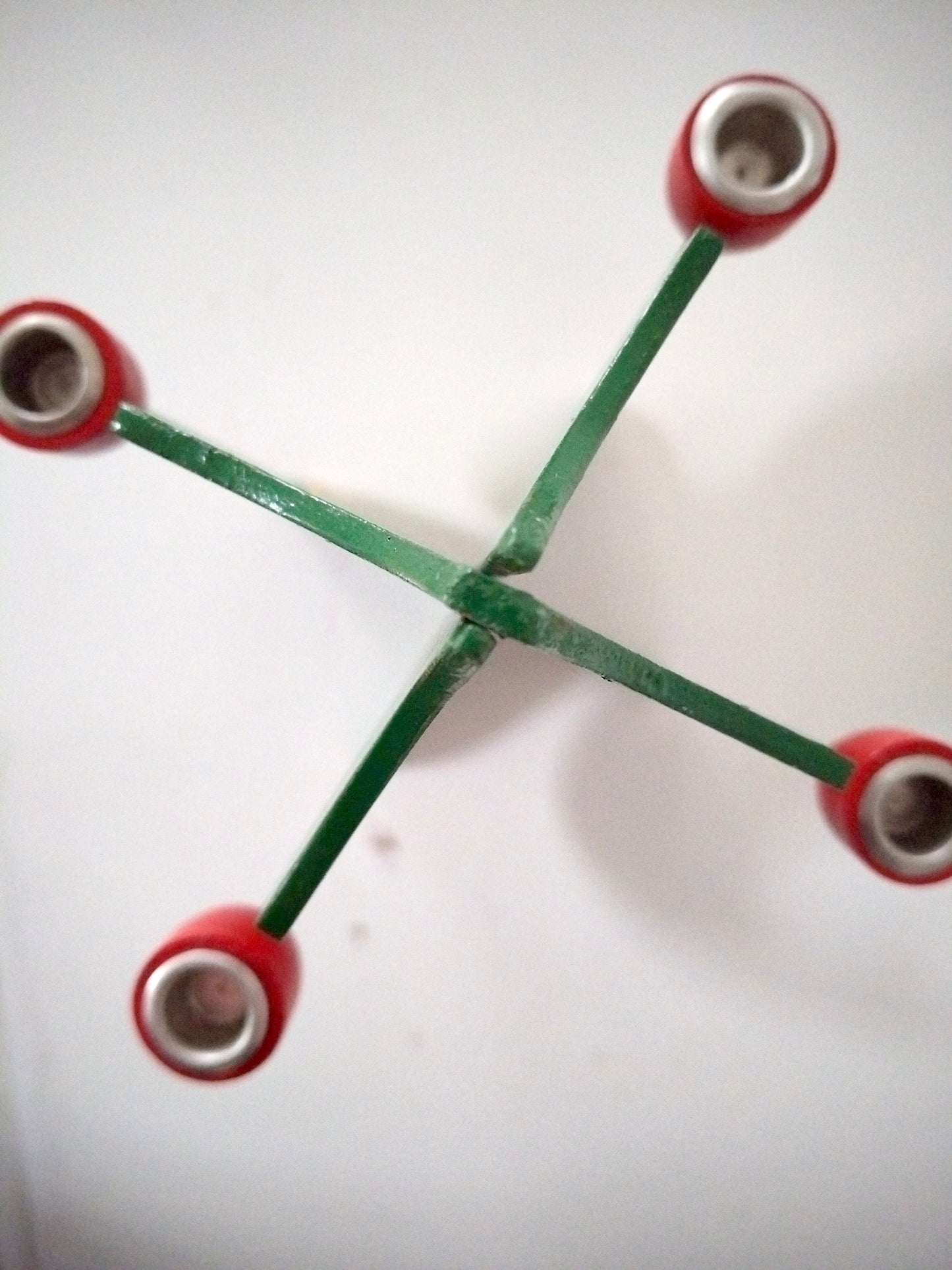 Bougeoir de Noël sapin en bois handmade Sri Lanka