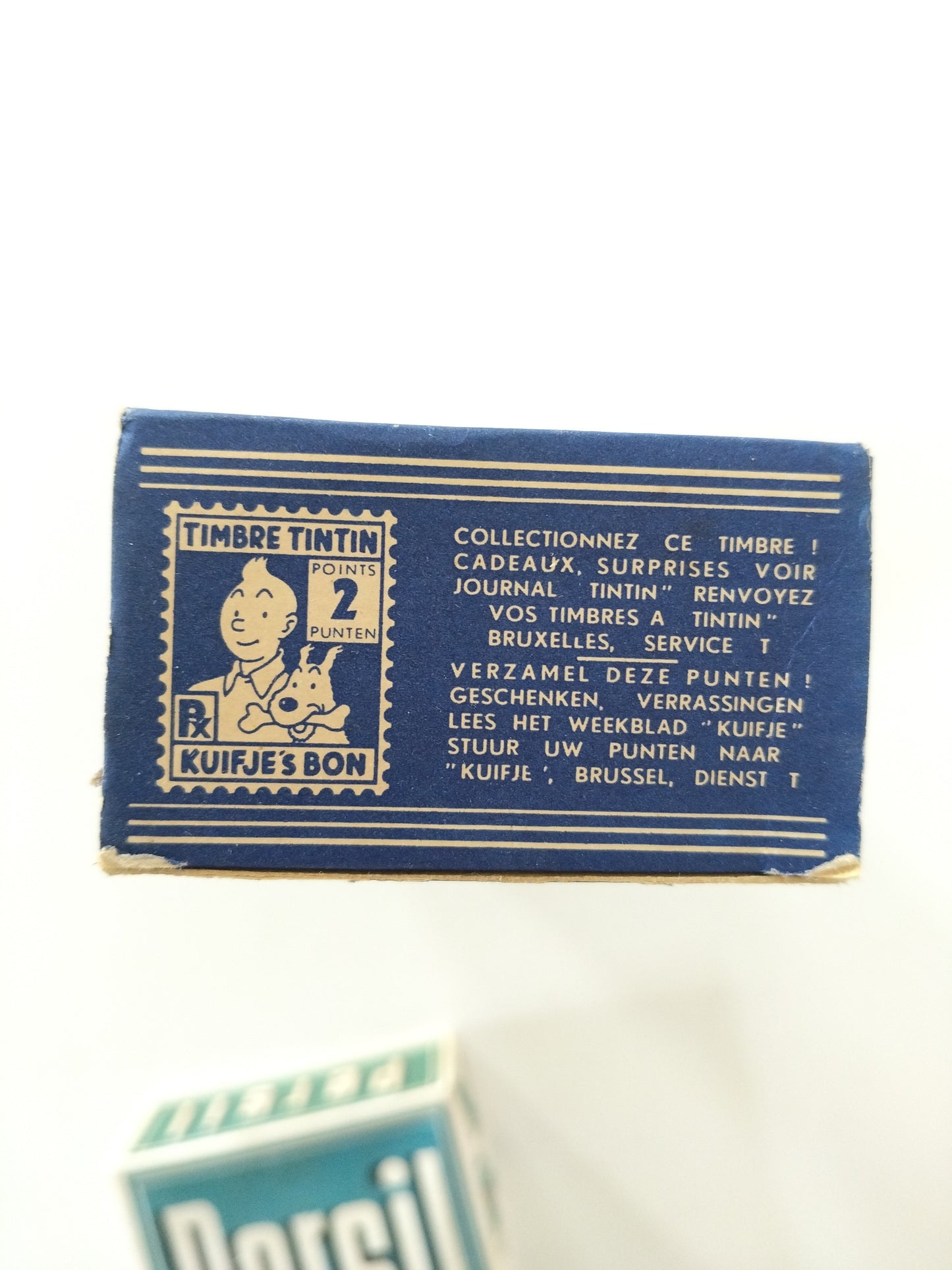 Ancienne boîte cartonnée de lessive Persil ou savon de ménage Palmex (français/ néerlandais)