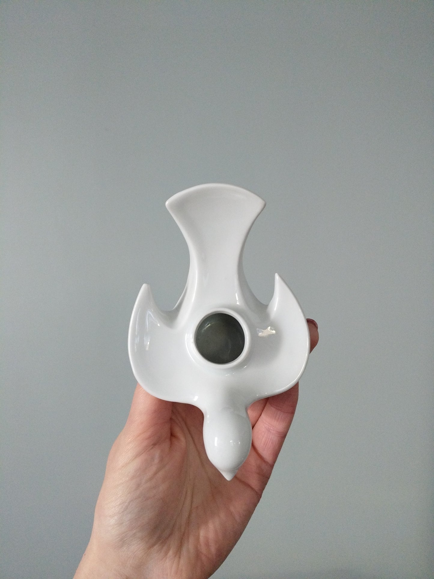 Bougeoir colombe en porcelaine Bareuther Bavaria