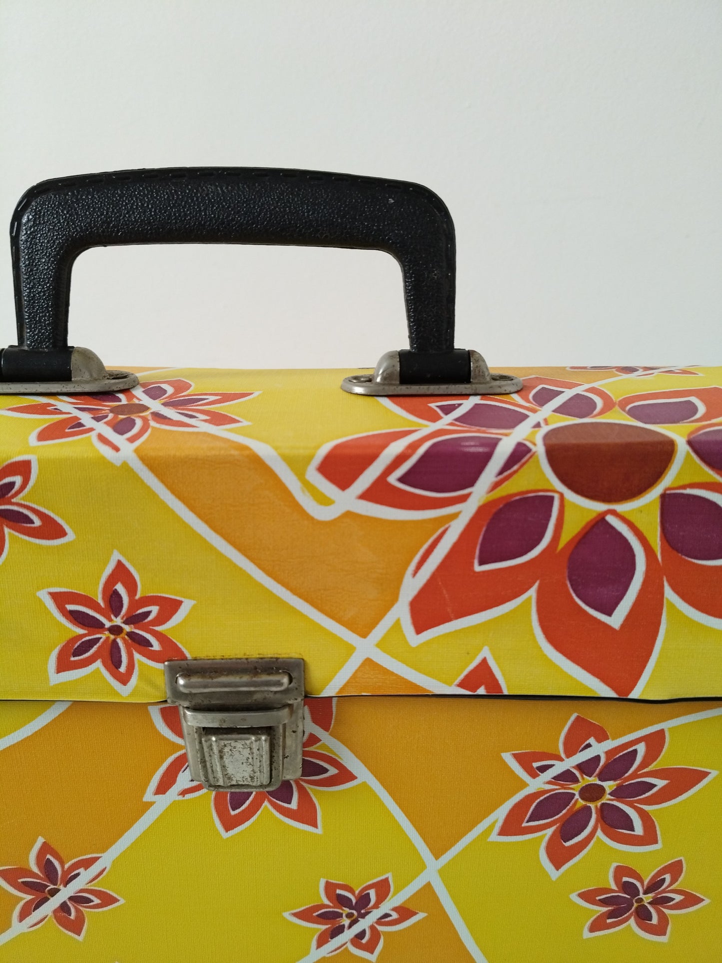 Valisette à vinyles 33T vintage