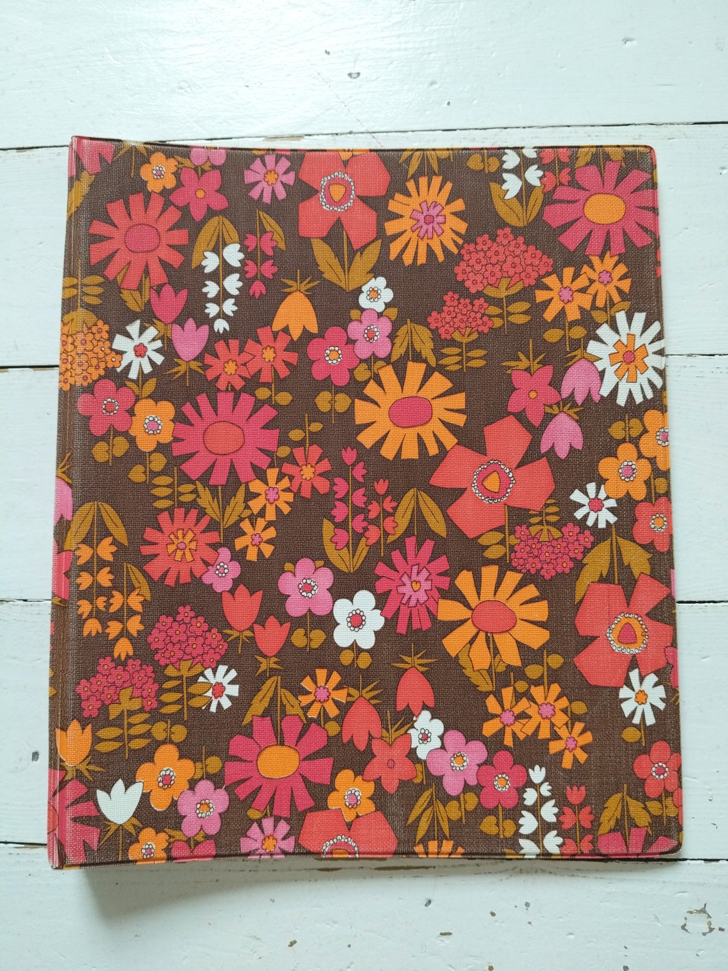 Petit classeur A4 fleurs ou pommes au choix