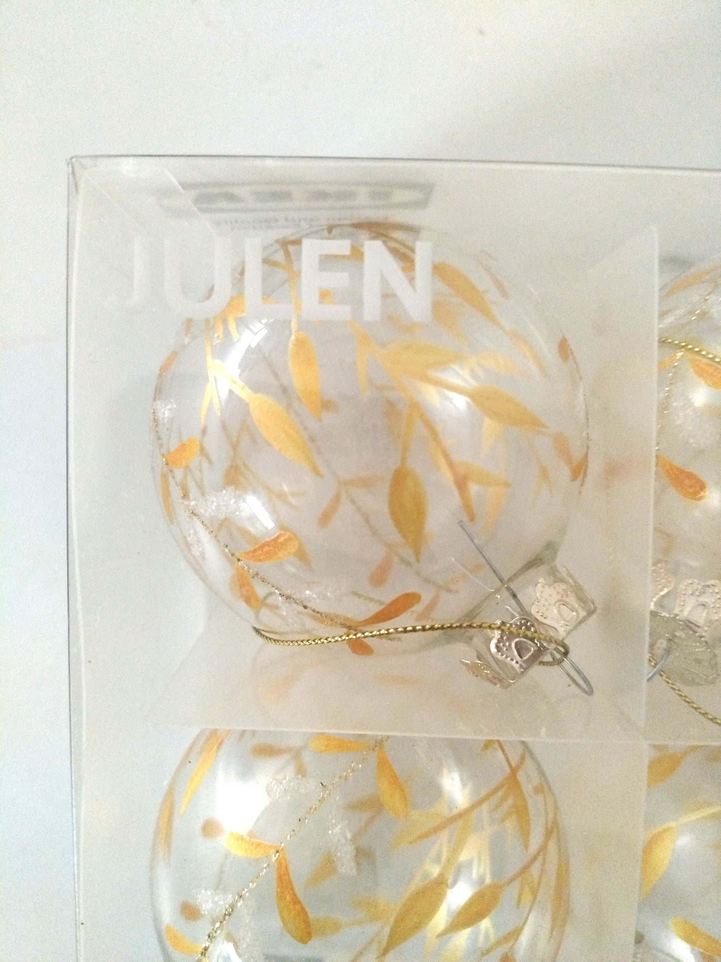 4 boules en verre Ikea Julen 2004