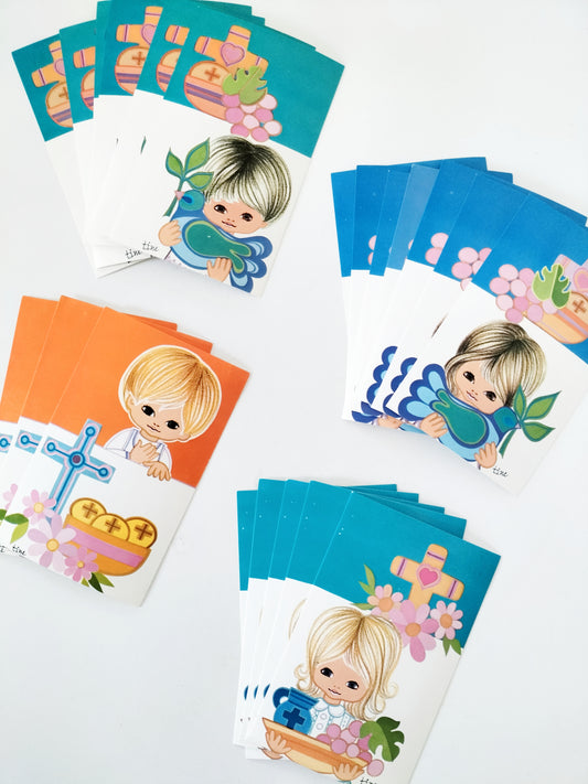 Ancienne petite carte de communion au choix