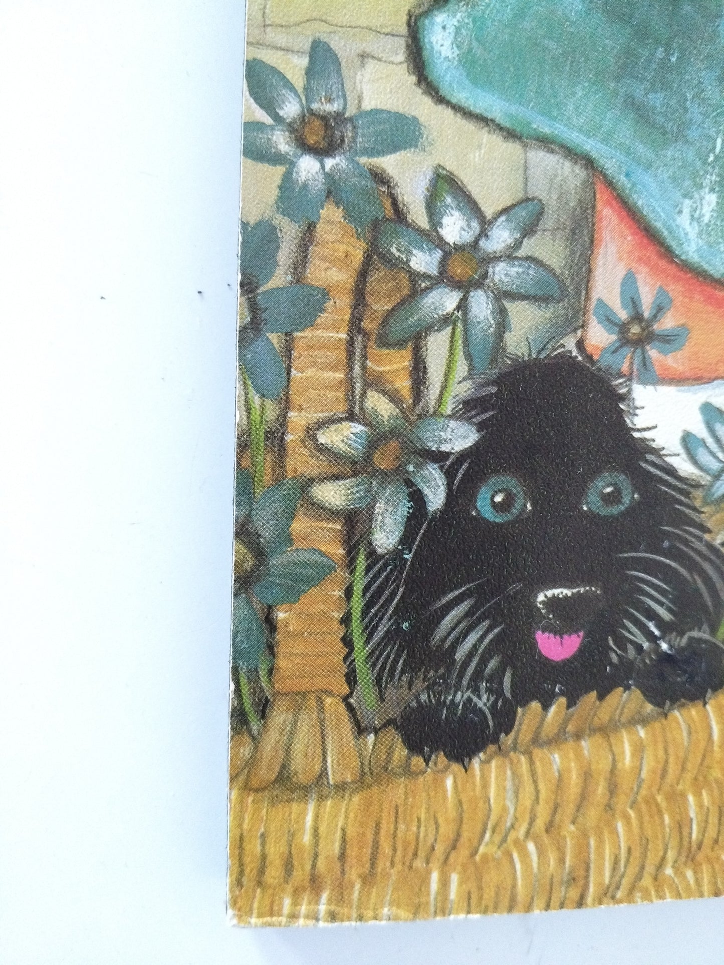 Illustration murale sur bois