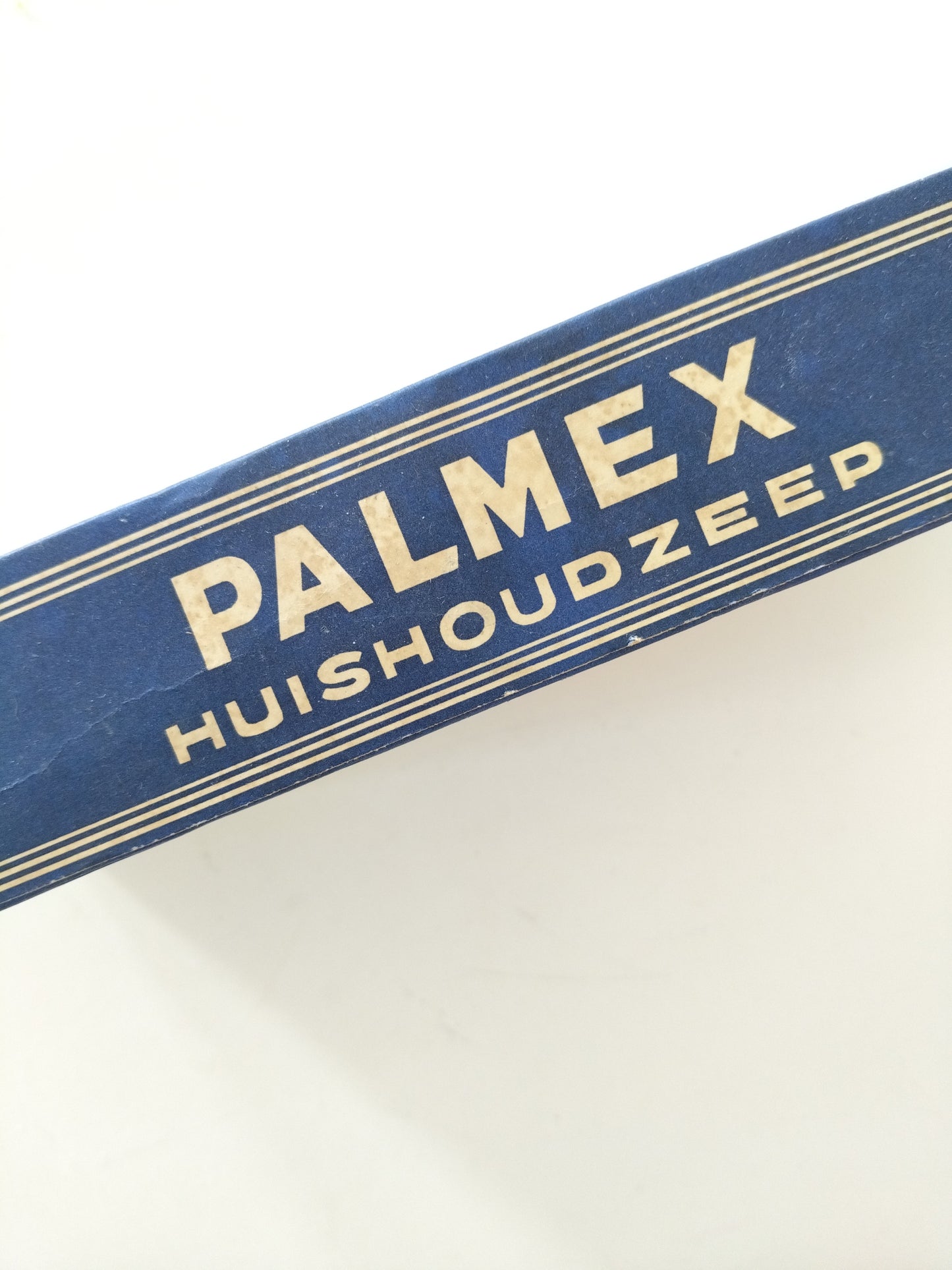 Ancienne boîte cartonnée de lessive Persil ou savon de ménage Palmex (français/ néerlandais)