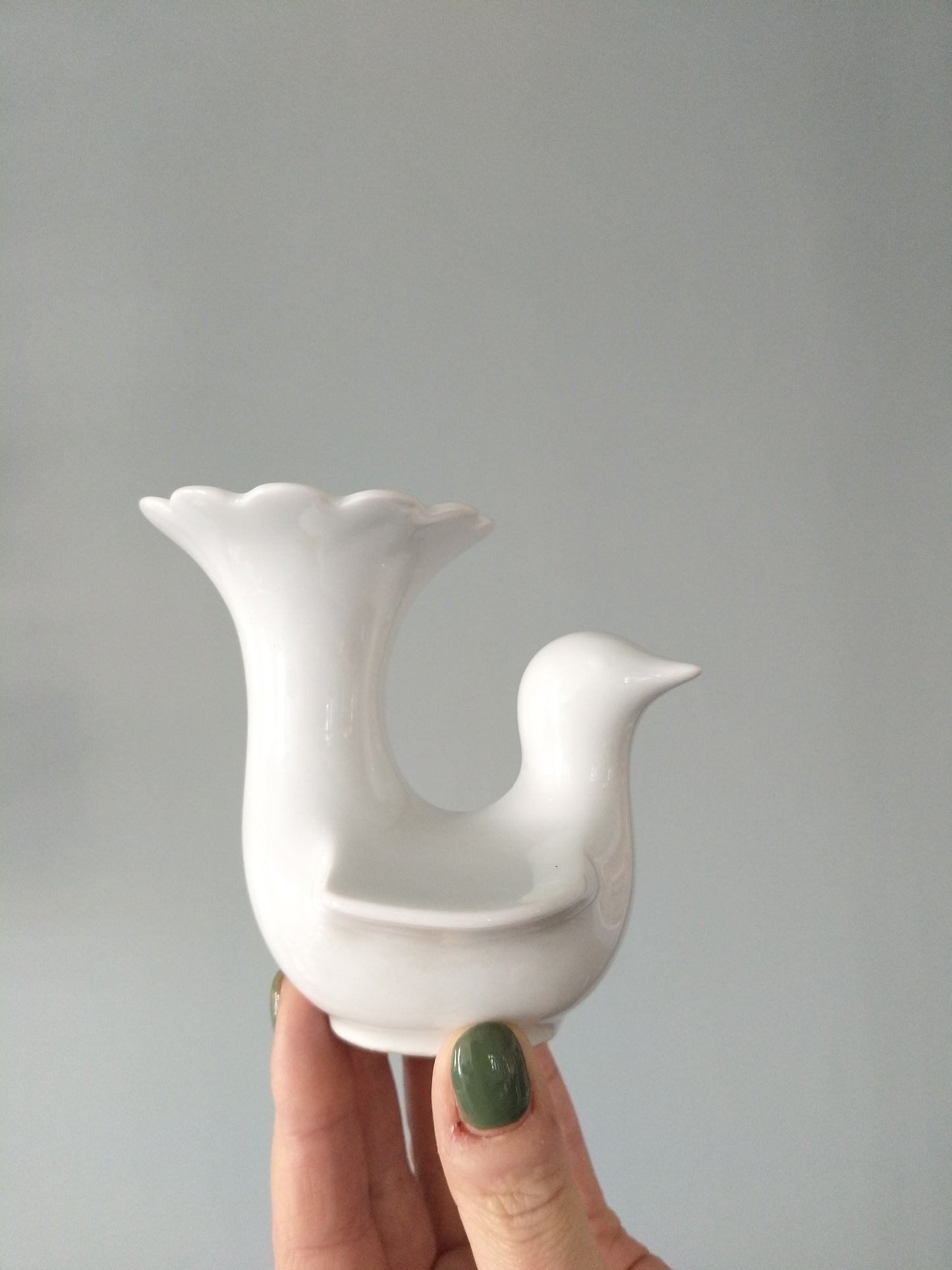 Soliflore/ petit vase colombe en porcelaine Bareuther Bavaria