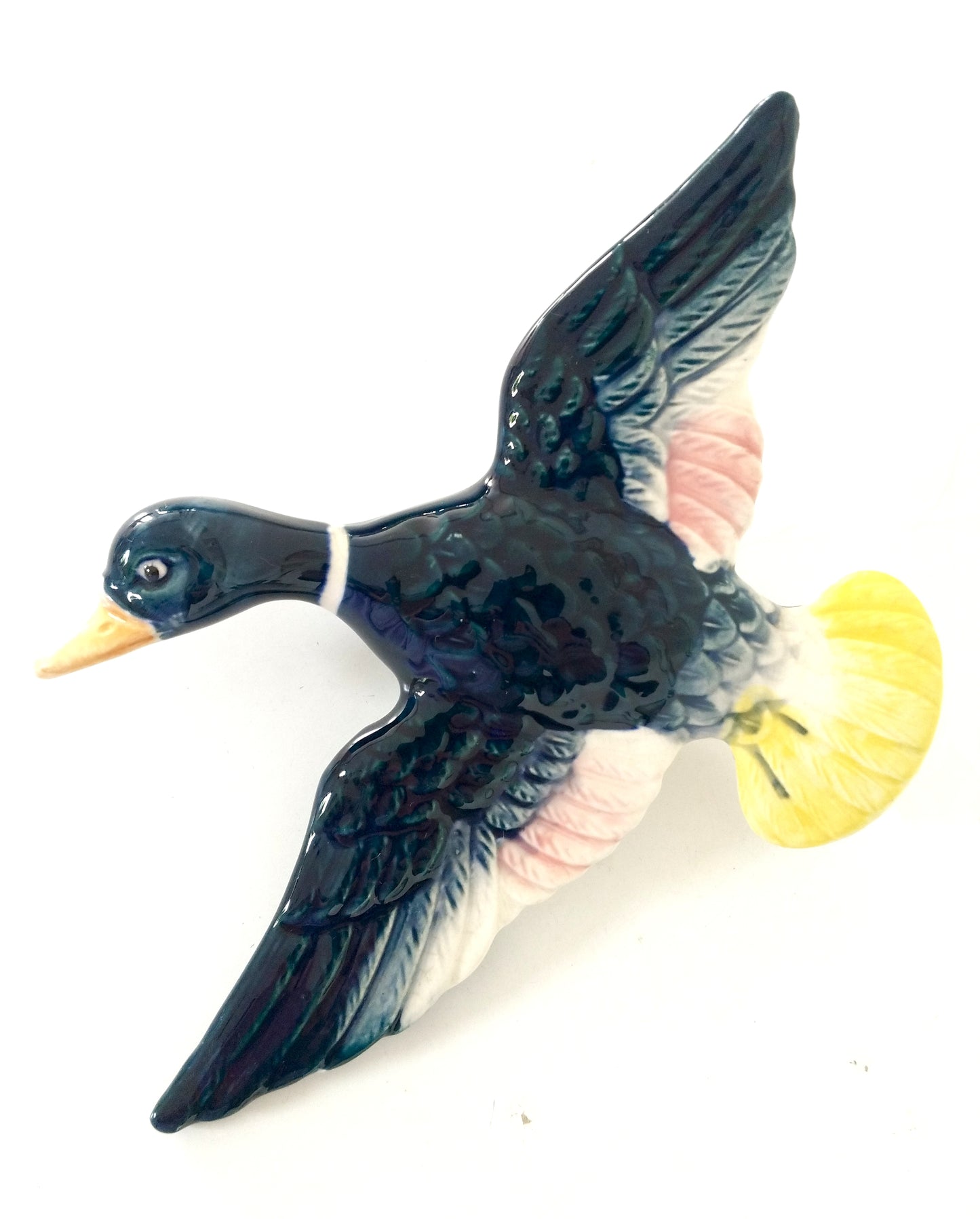 Canard mural en céramique