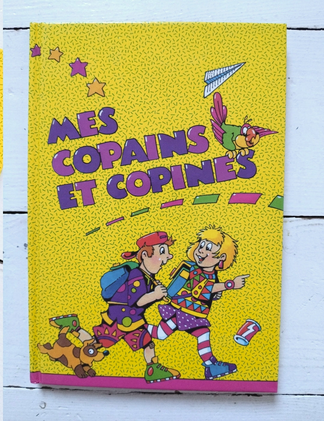 Carnet/ livre d'amitié "mes copains et copines" de Henzo 90's - cetaitmieuxavant