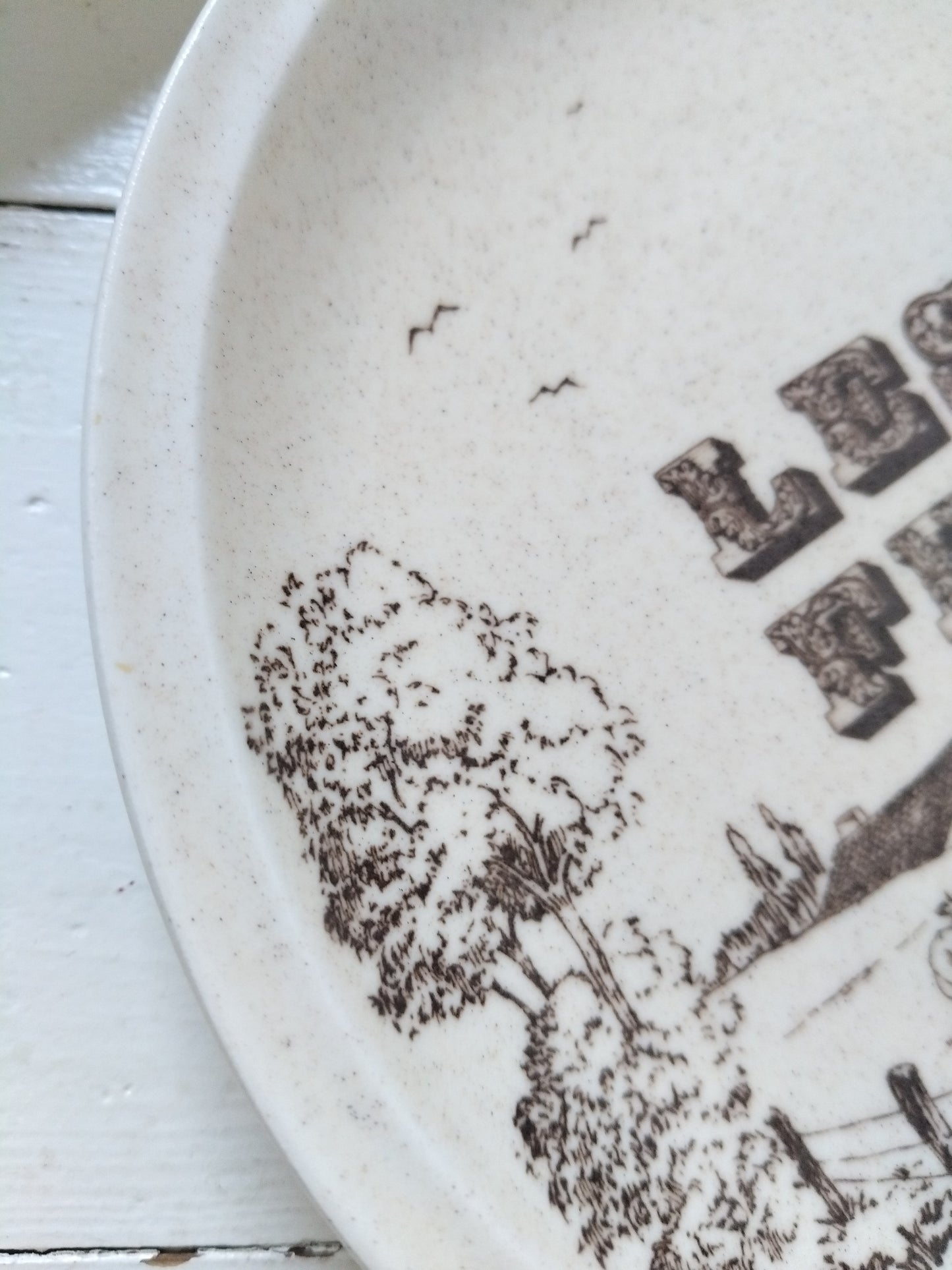 Ensemble de 6 assiettes à fromage en faïence de Gien