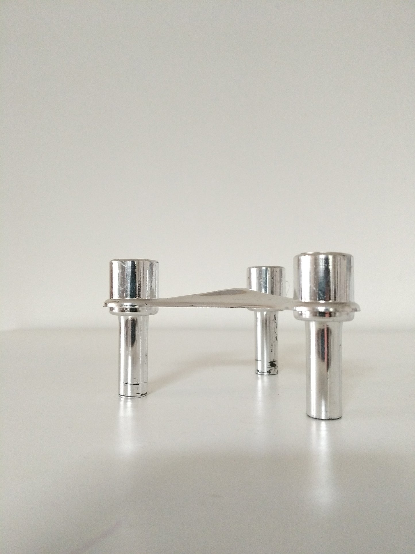 Ensemble de 3 bougeoirs en plastique Seca