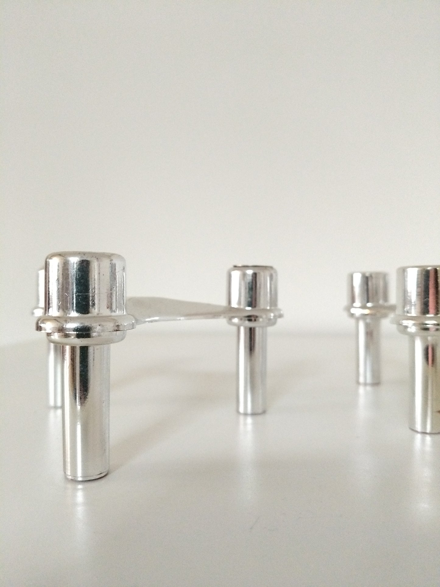 Ensemble de 3 bougeoirs en plastique Seca
