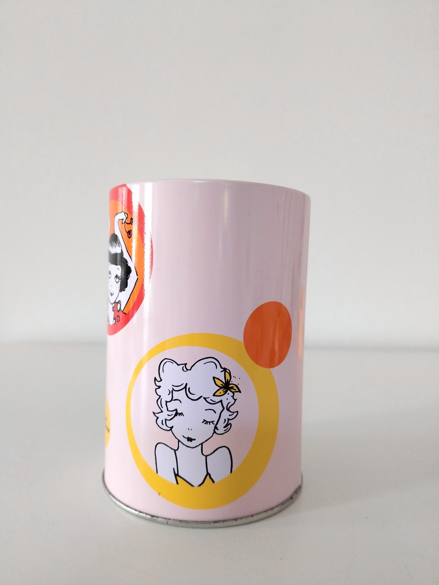 Pot à stylos/ crayons/ pinceaux métallique Corinne Cobson 90's