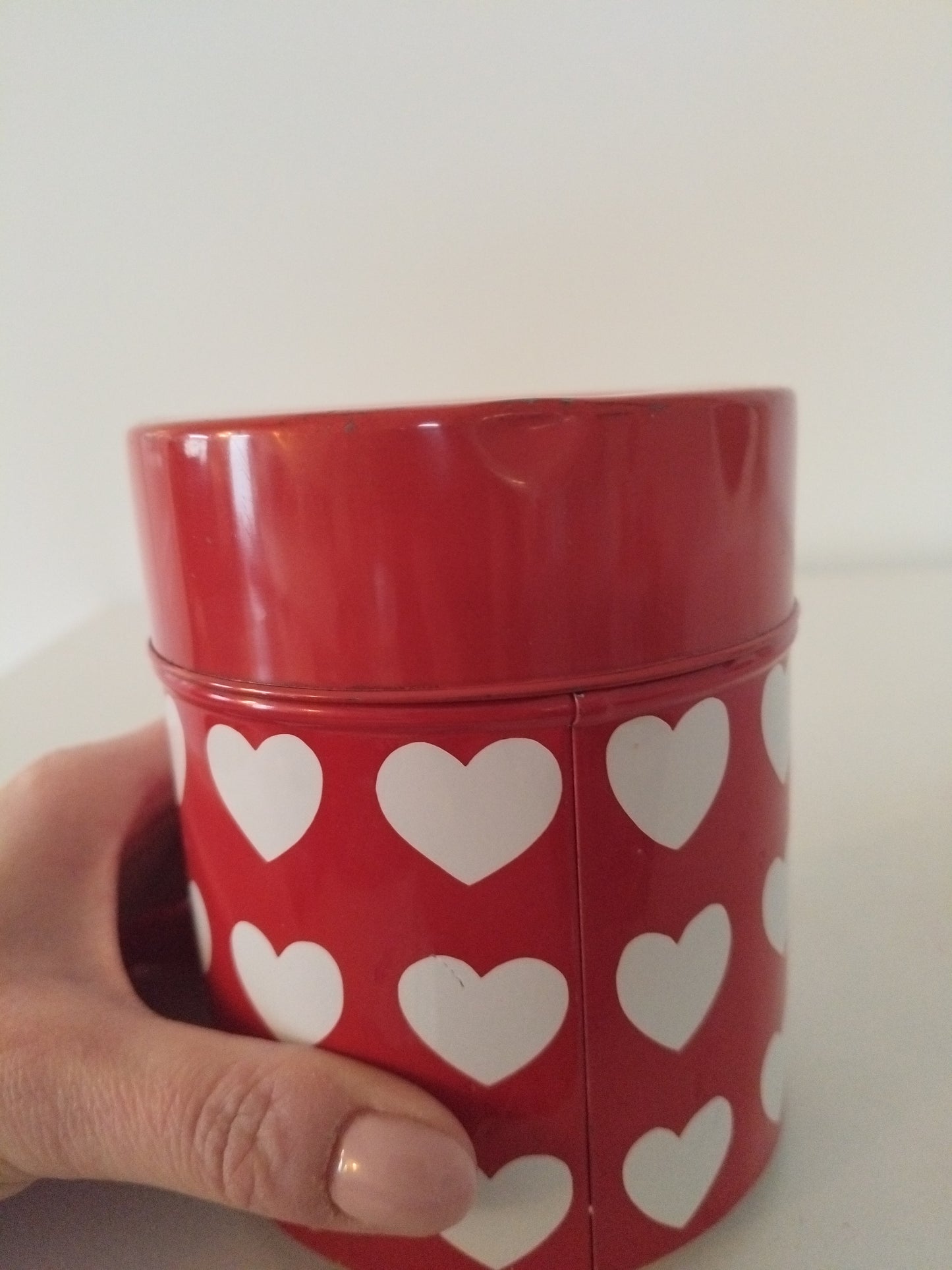 Boîte métallique décor ❤️ - cetaitmieuxavant