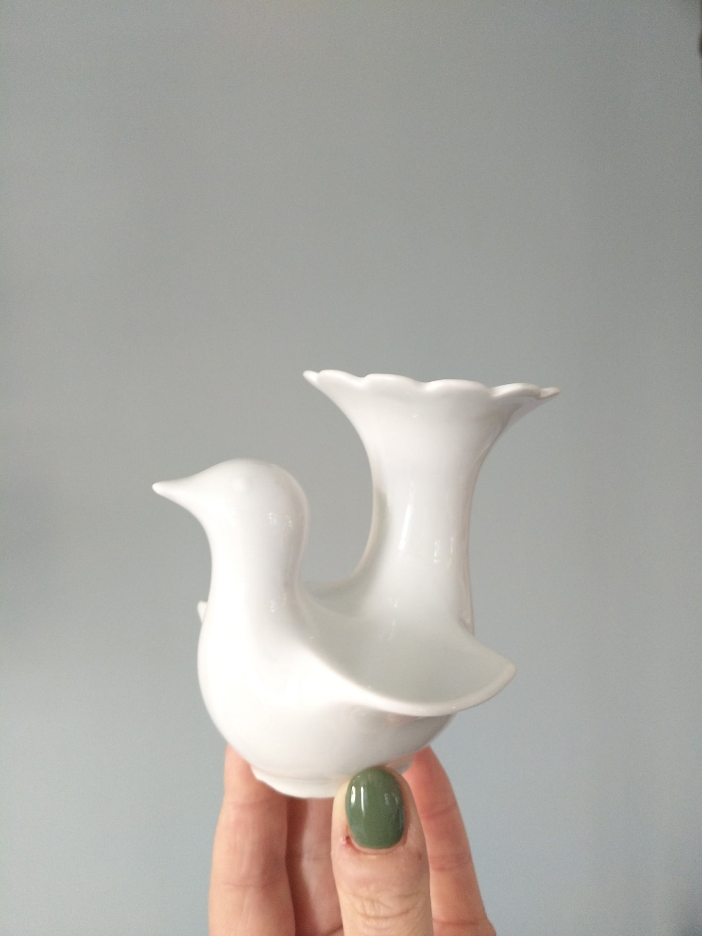 Soliflore/ petit vase colombe en porcelaine Bareuther Bavaria