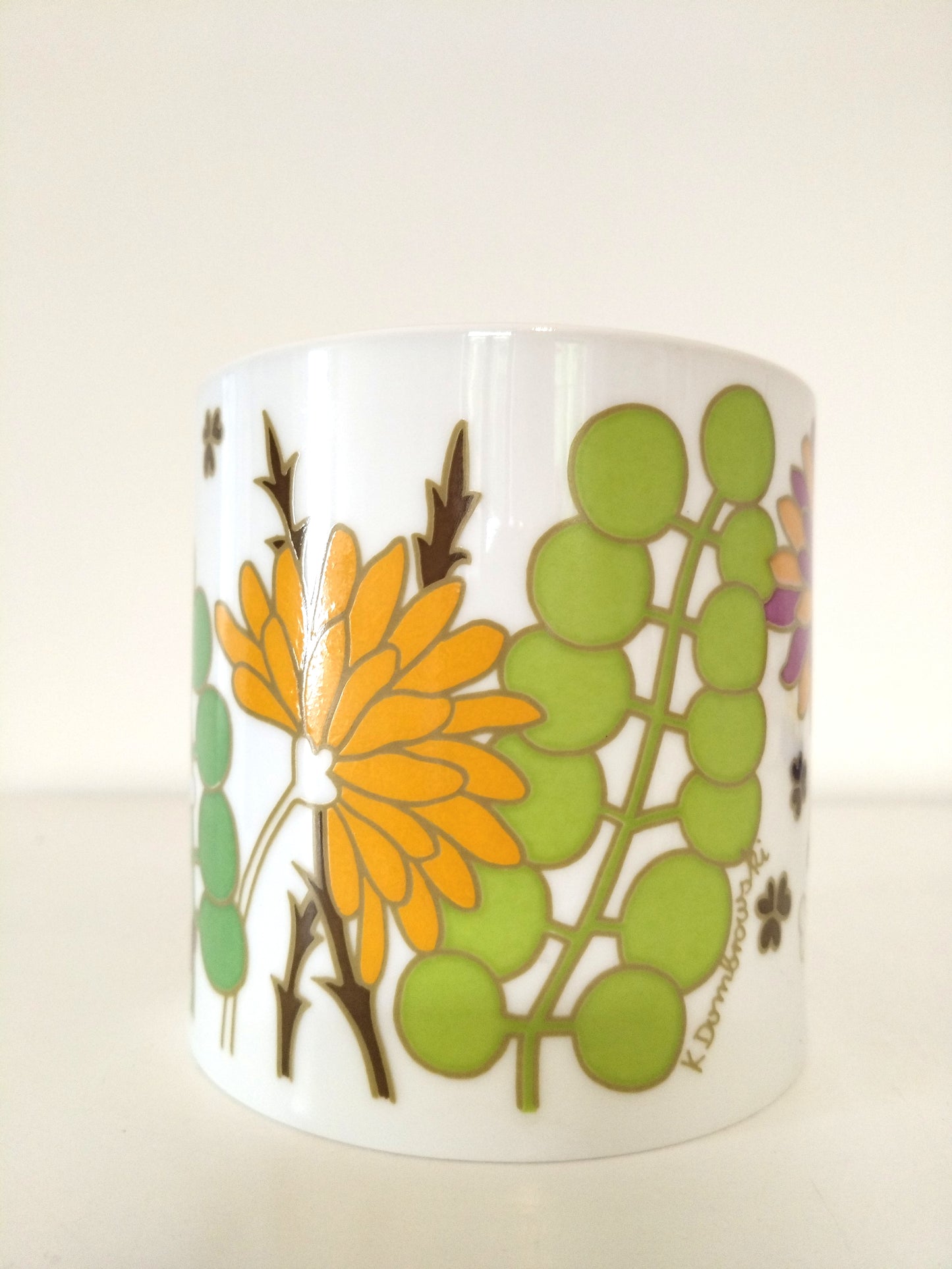 Cache-pot en porcelaine par Klaus Dombrowski pour Arzberg Germany