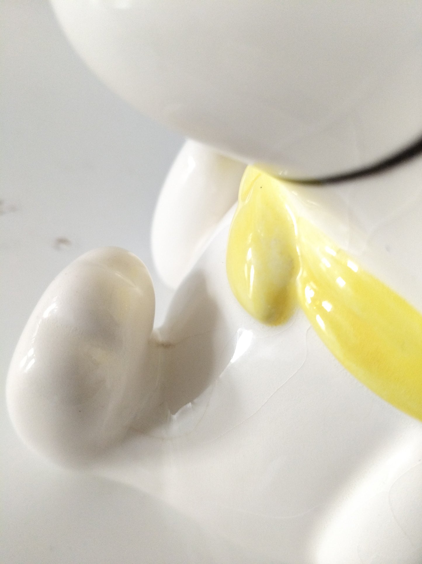 Pot boîte bocal à biscuits en céramique Snoopy cuisinier Japan United Feature Syndicate, Inc 1958-1966