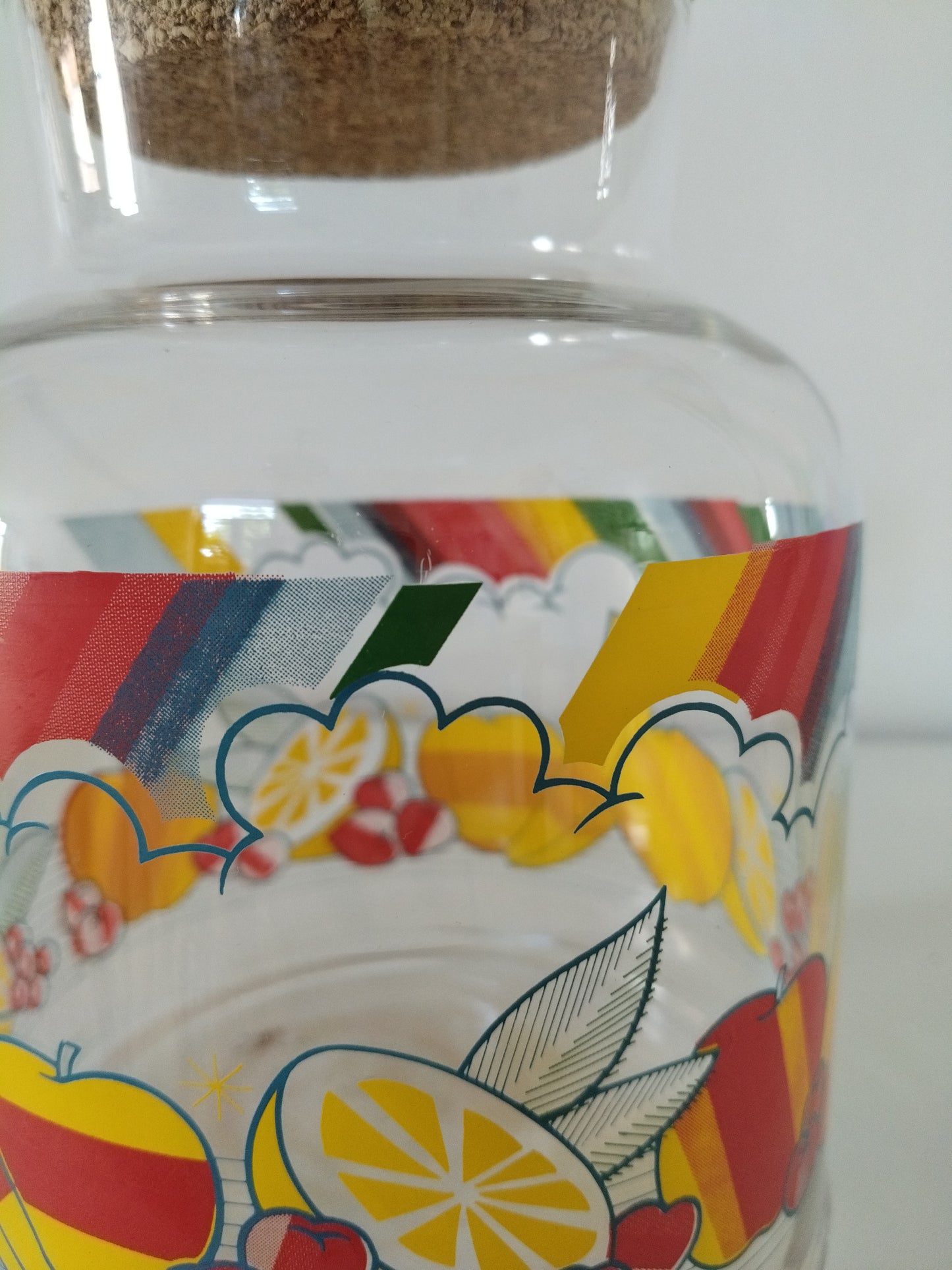 Très gros bocal en verre Cerve