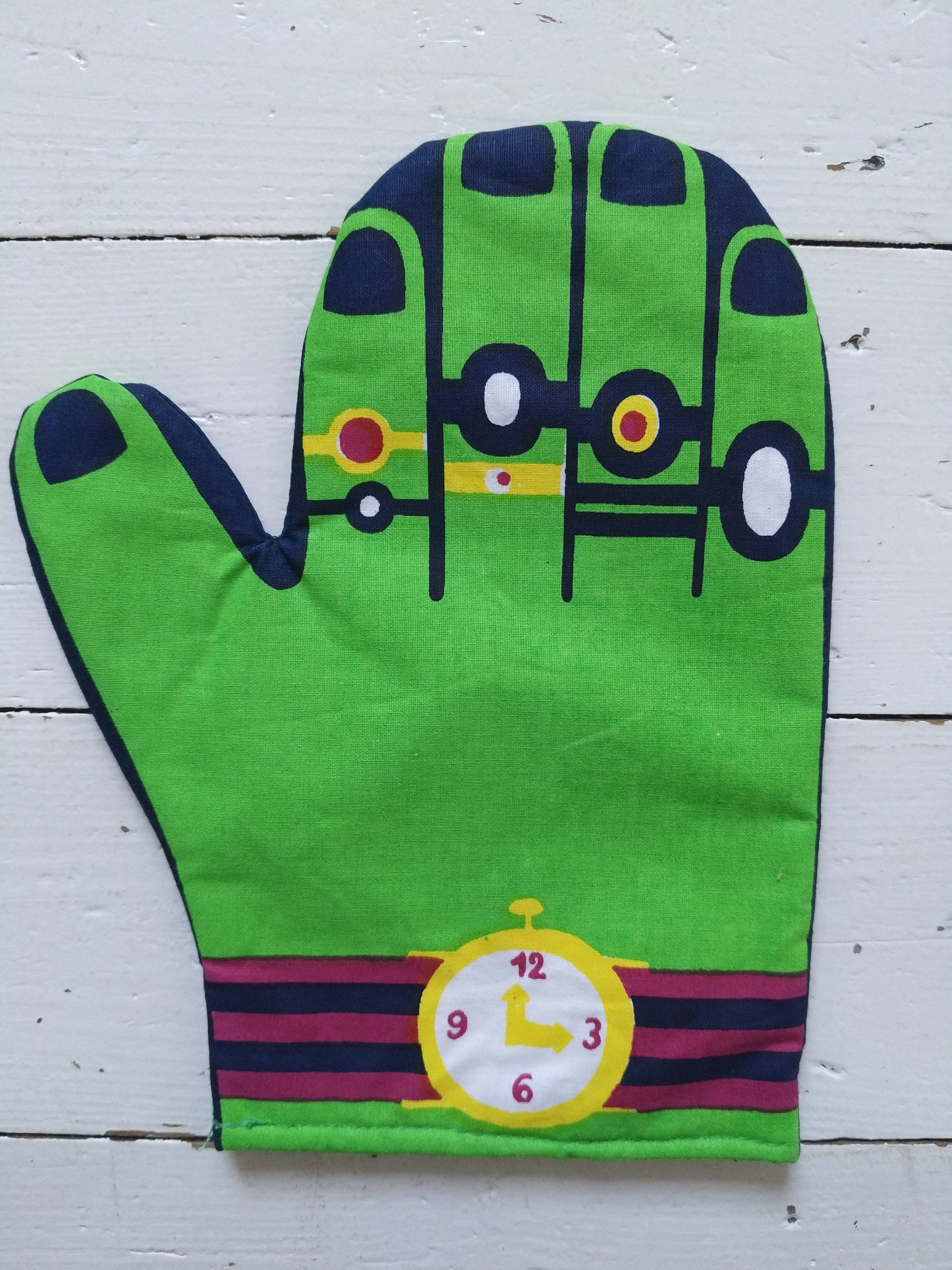 Ensemble tablier et gant de cuisine