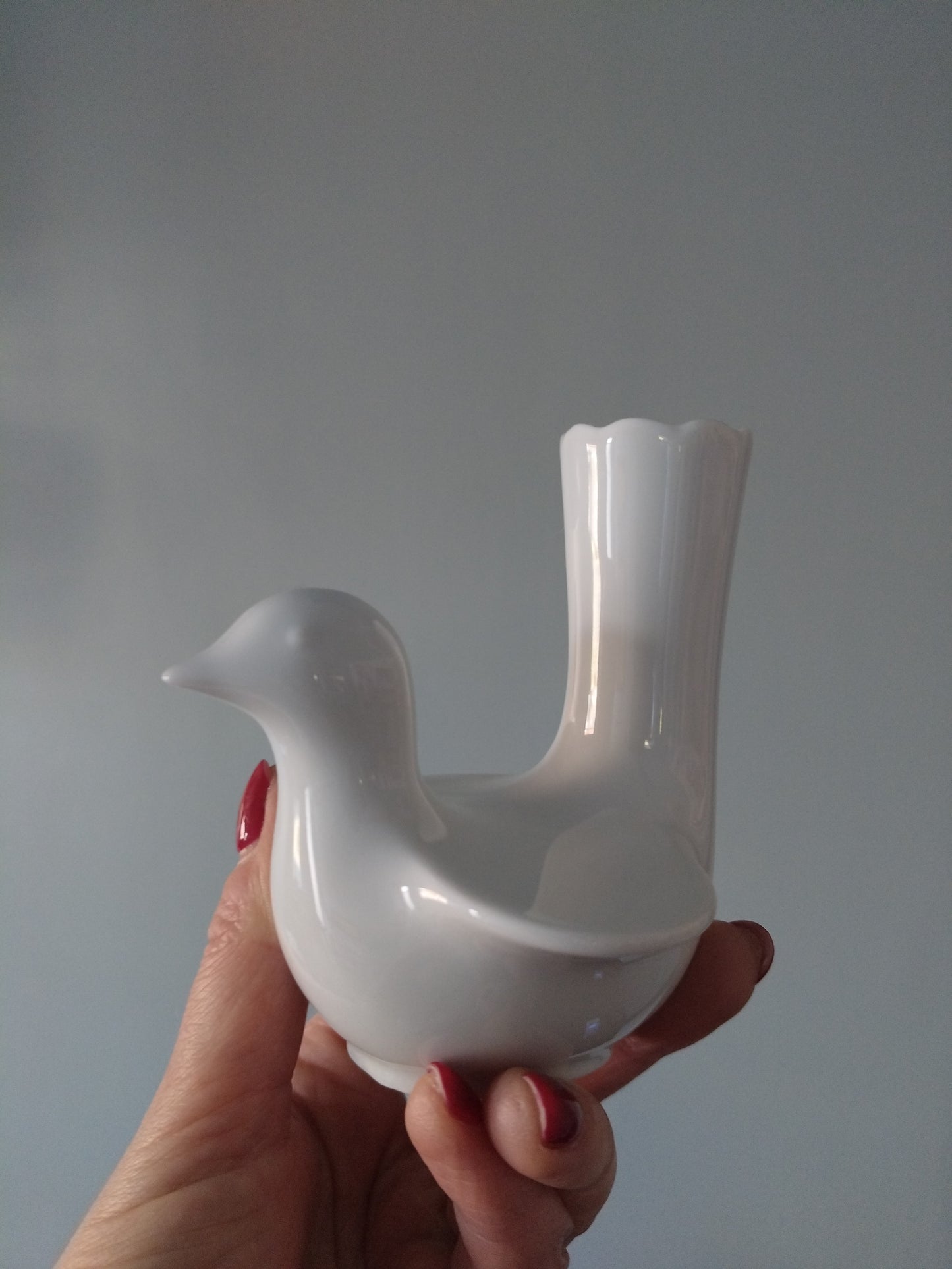 Soliflore/ petit vase colombe en porcelaine Bareuther Bavaria - cetaitmieuxavant