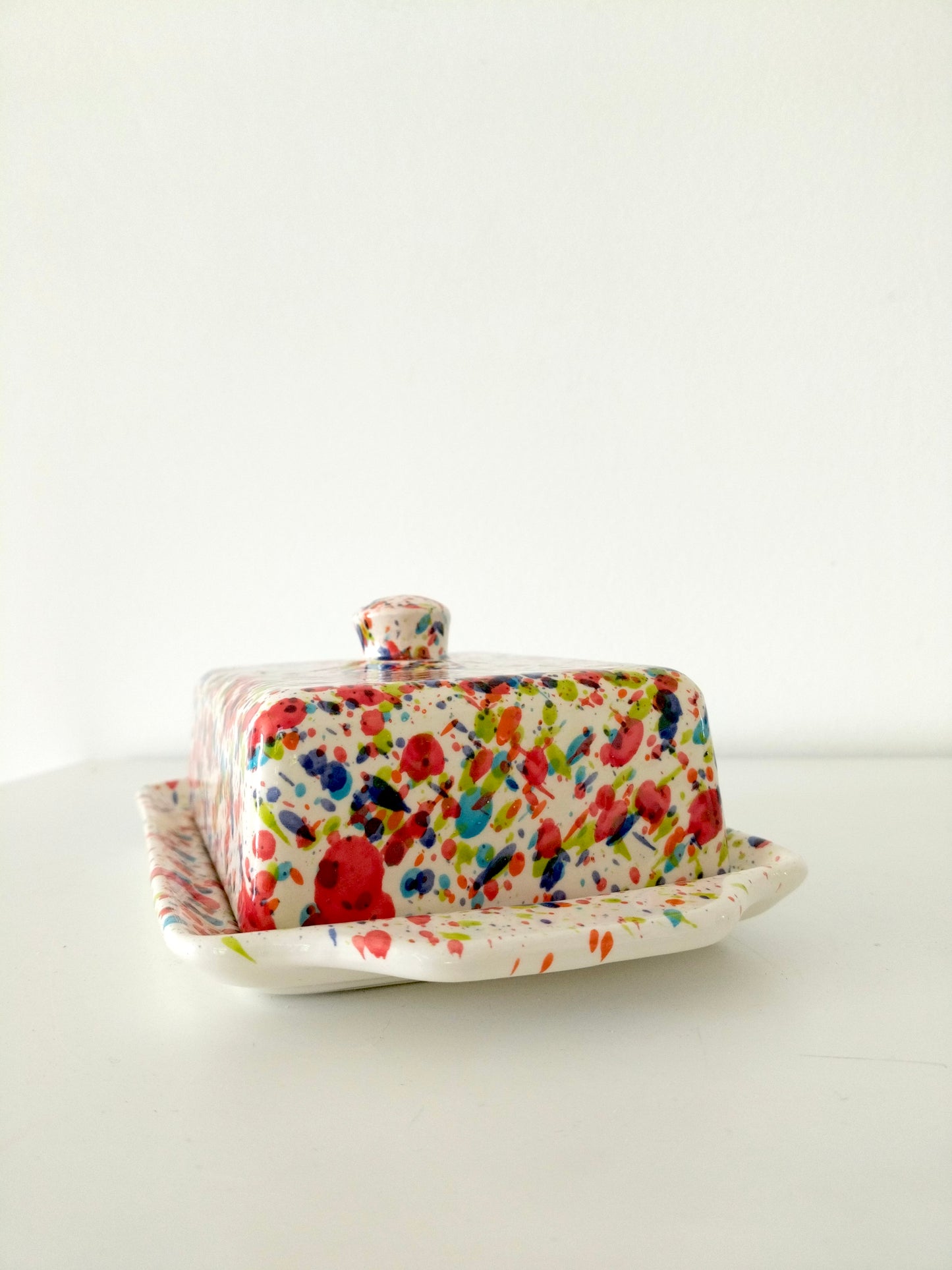 Beurrier en céramique handmade
