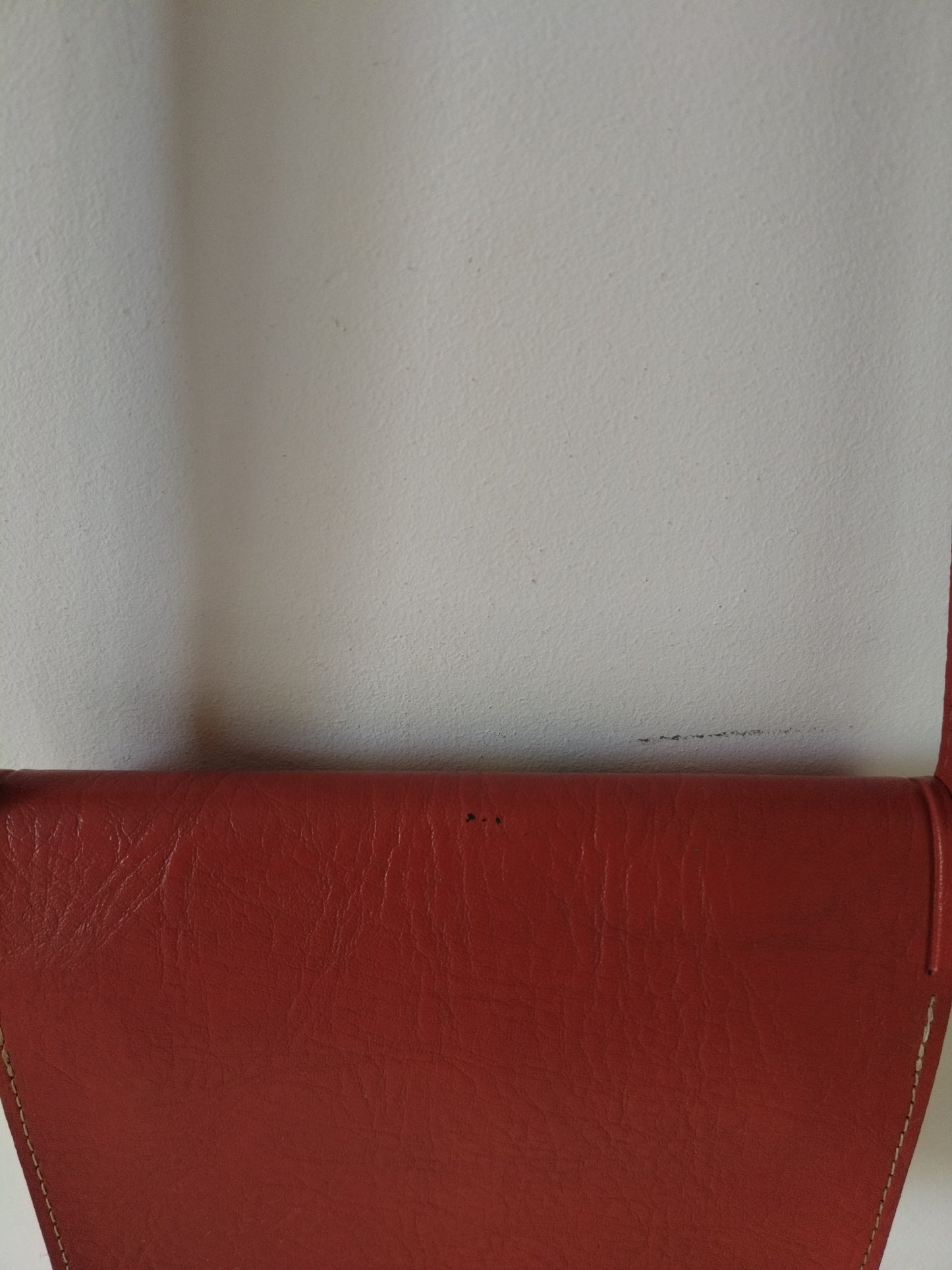 Petit sac bandoulière simili cuir 60's