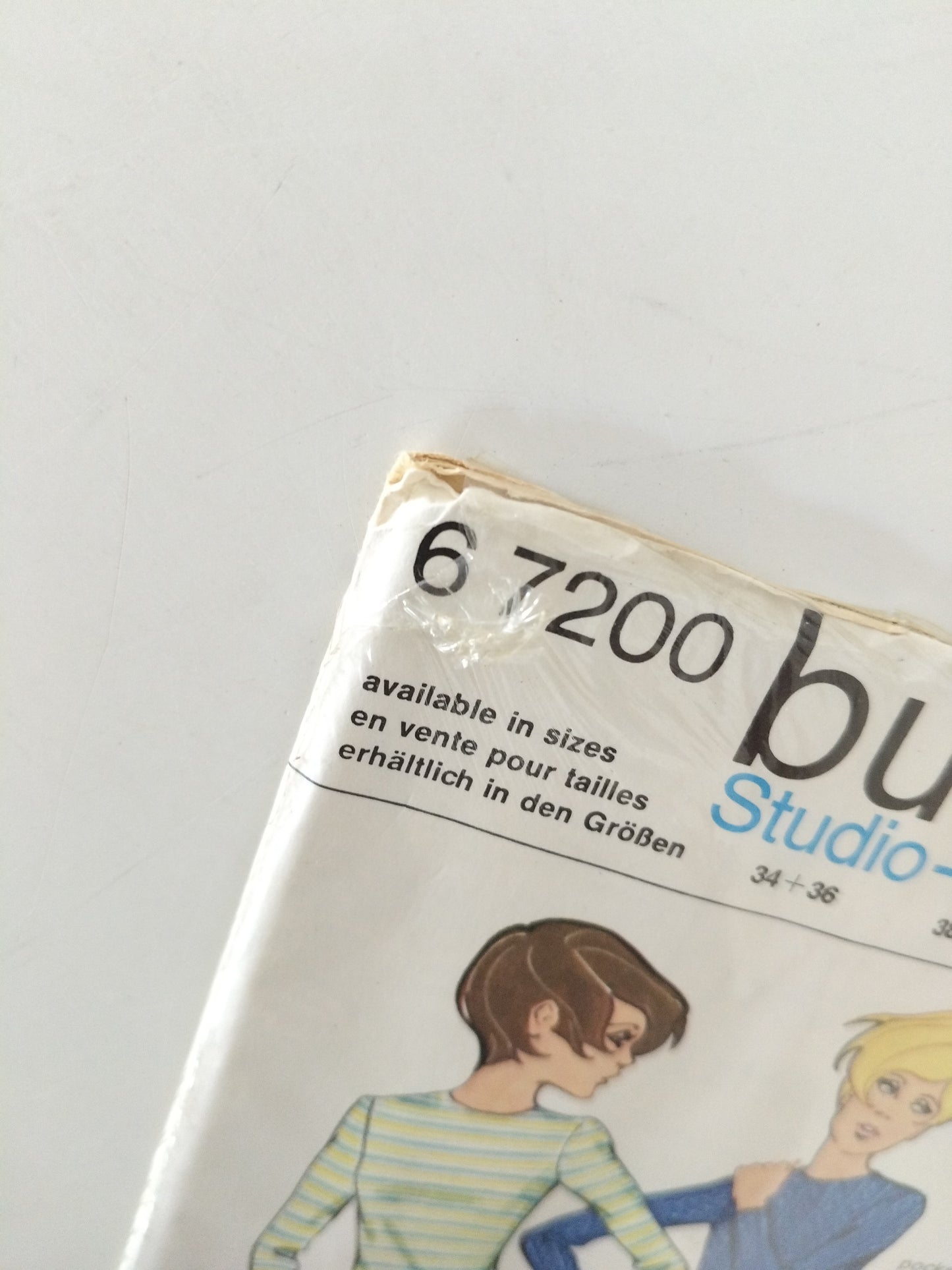 Patron burda Studio-Schnitt 6 7200 pantalon à deux tailles
