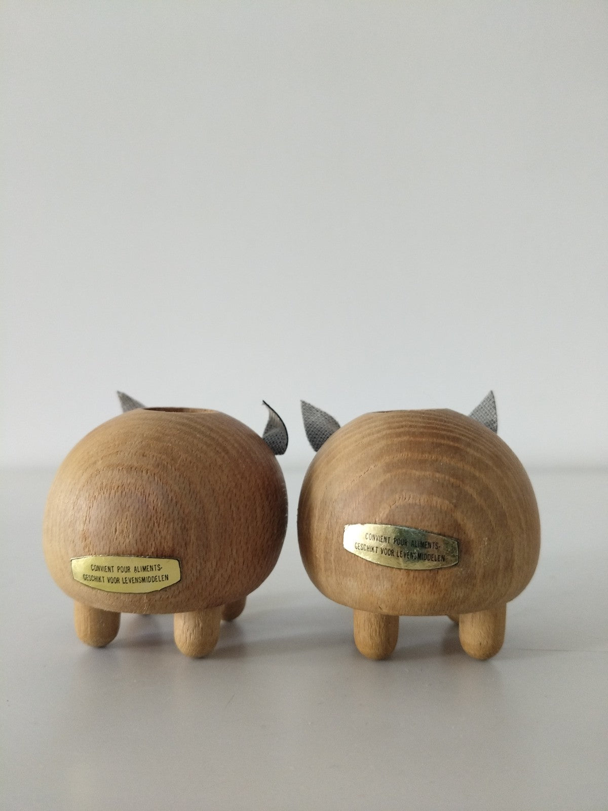 Petit cochon porte cure-dents en bois à l'unité