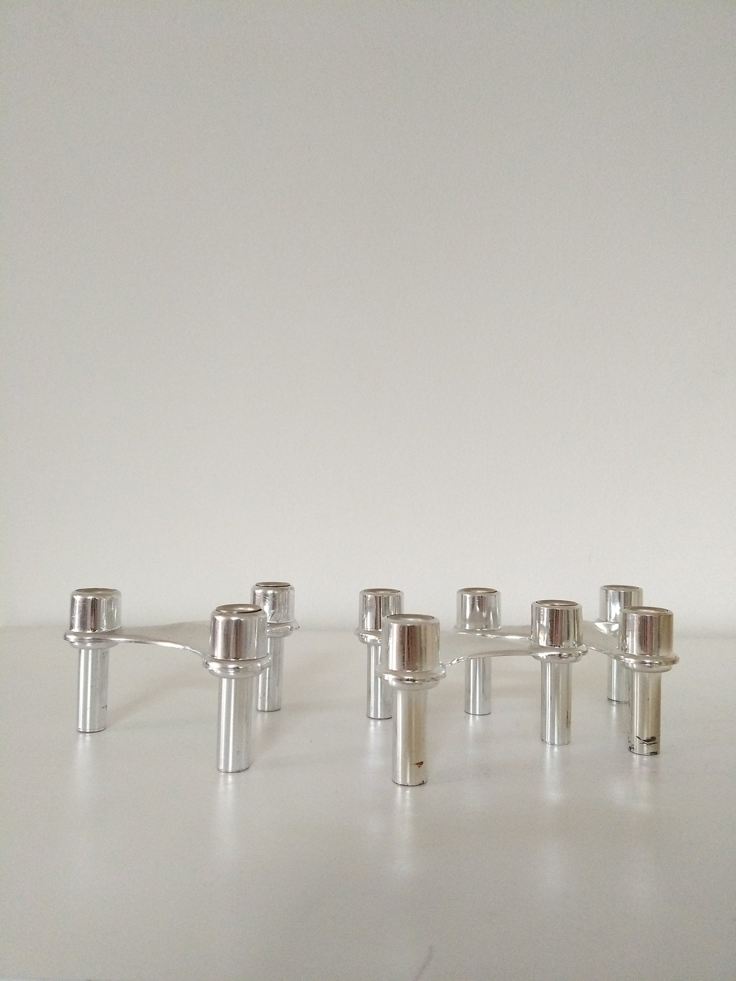 Ensemble de 3 bougeoirs en plastique Seca