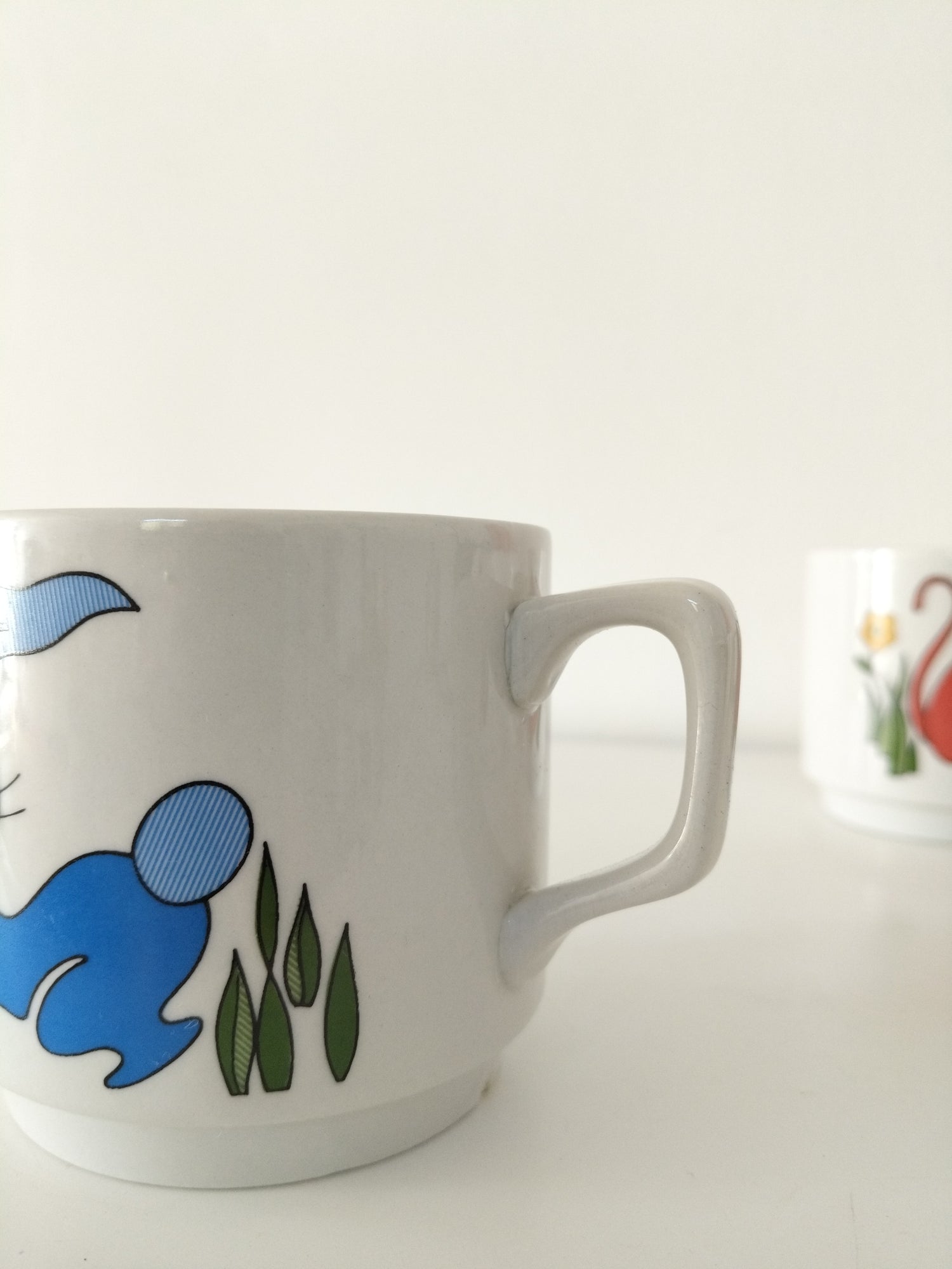 Grosse tasse en porcelaine Monopoli/ Tognana Italie au choix - cetaitmieuxavant
