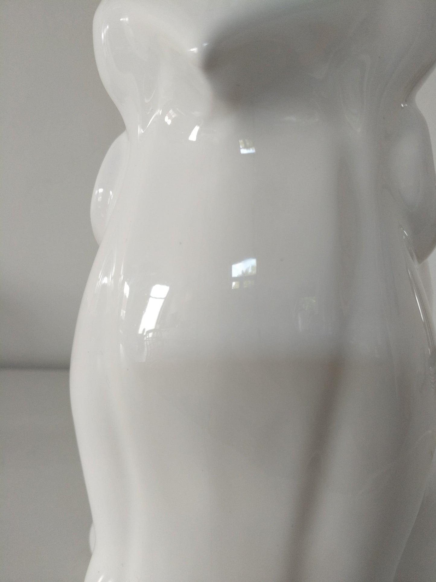 Grande lampe éléphant vintage  en céramique