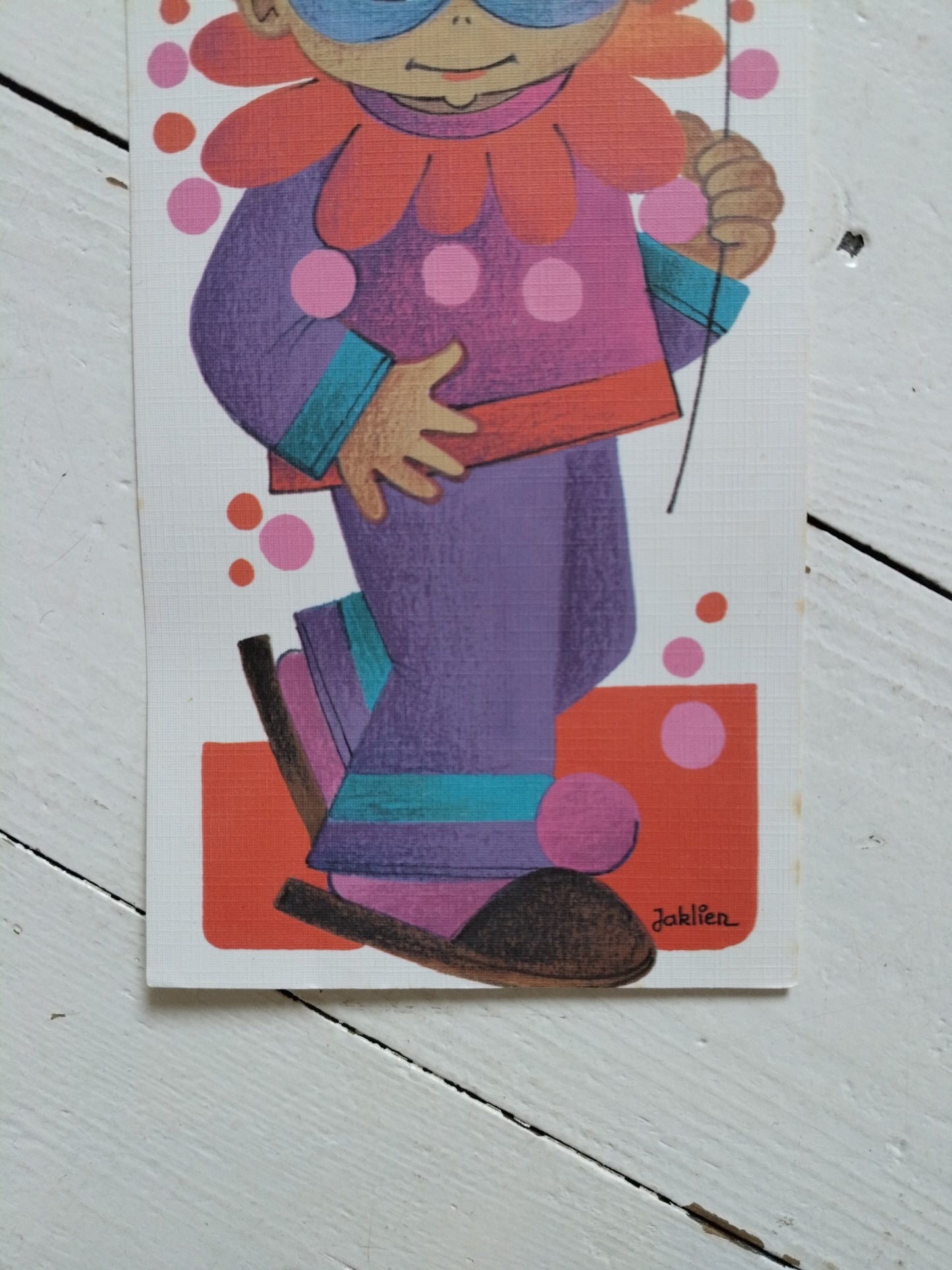 Ancienne carte postale Jaklien Moerman 70's au choix