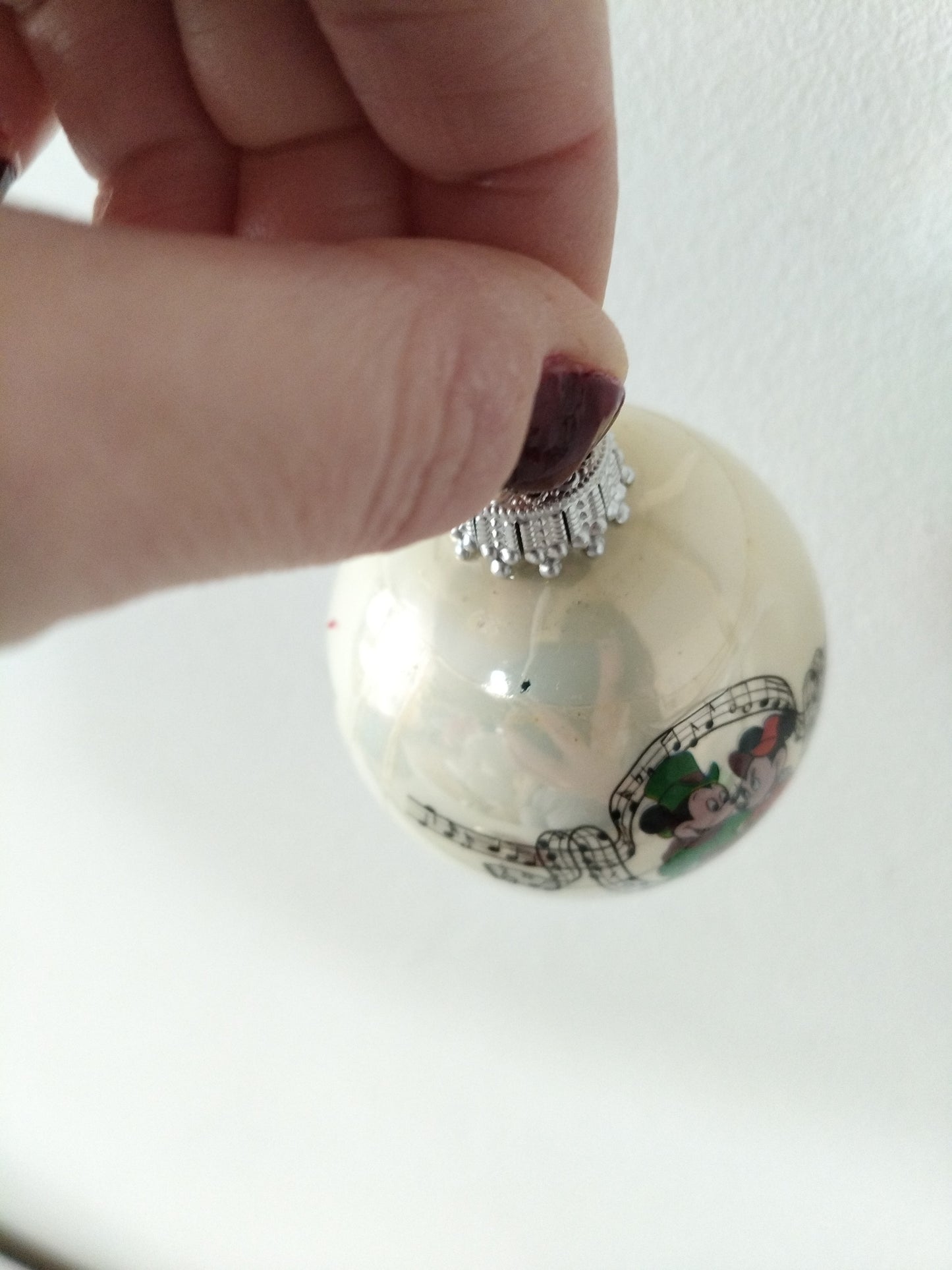 4 boules de Noël en verre Walt Disney's Germany