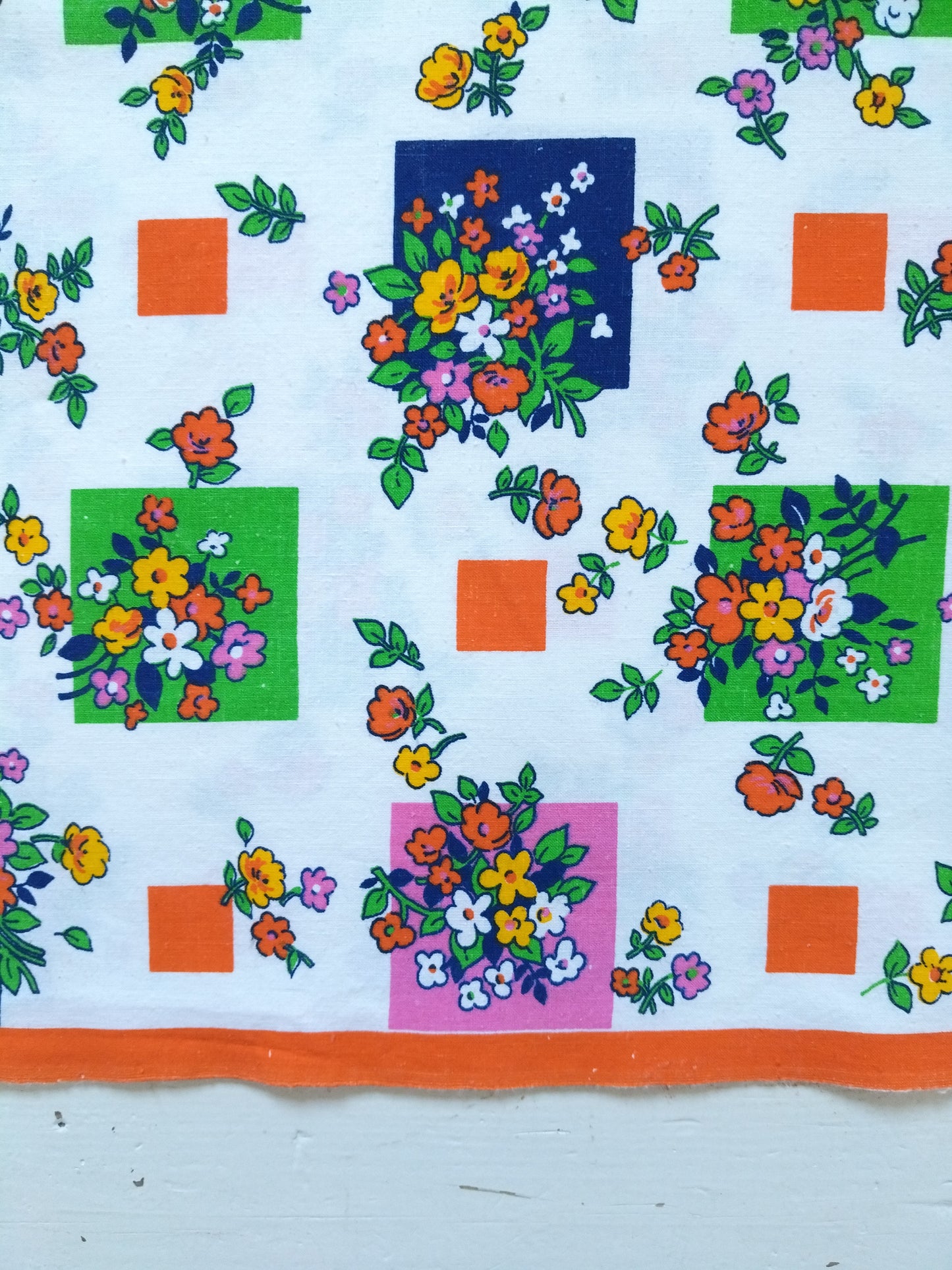Petite nappe carrée en coton - cetaitmieuxavant
