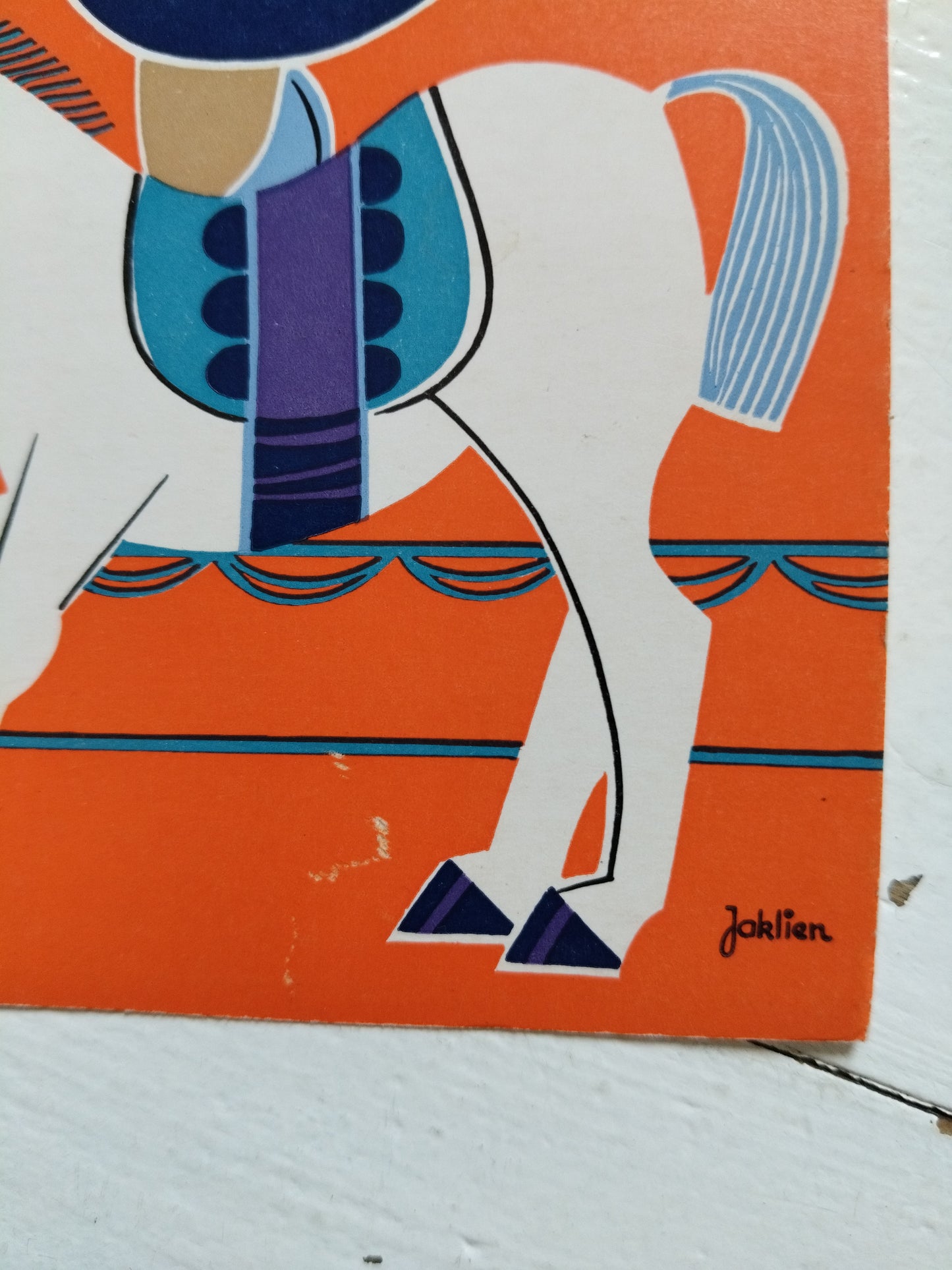 Ancienne carte postale illustration Jaklien Moerman au choix