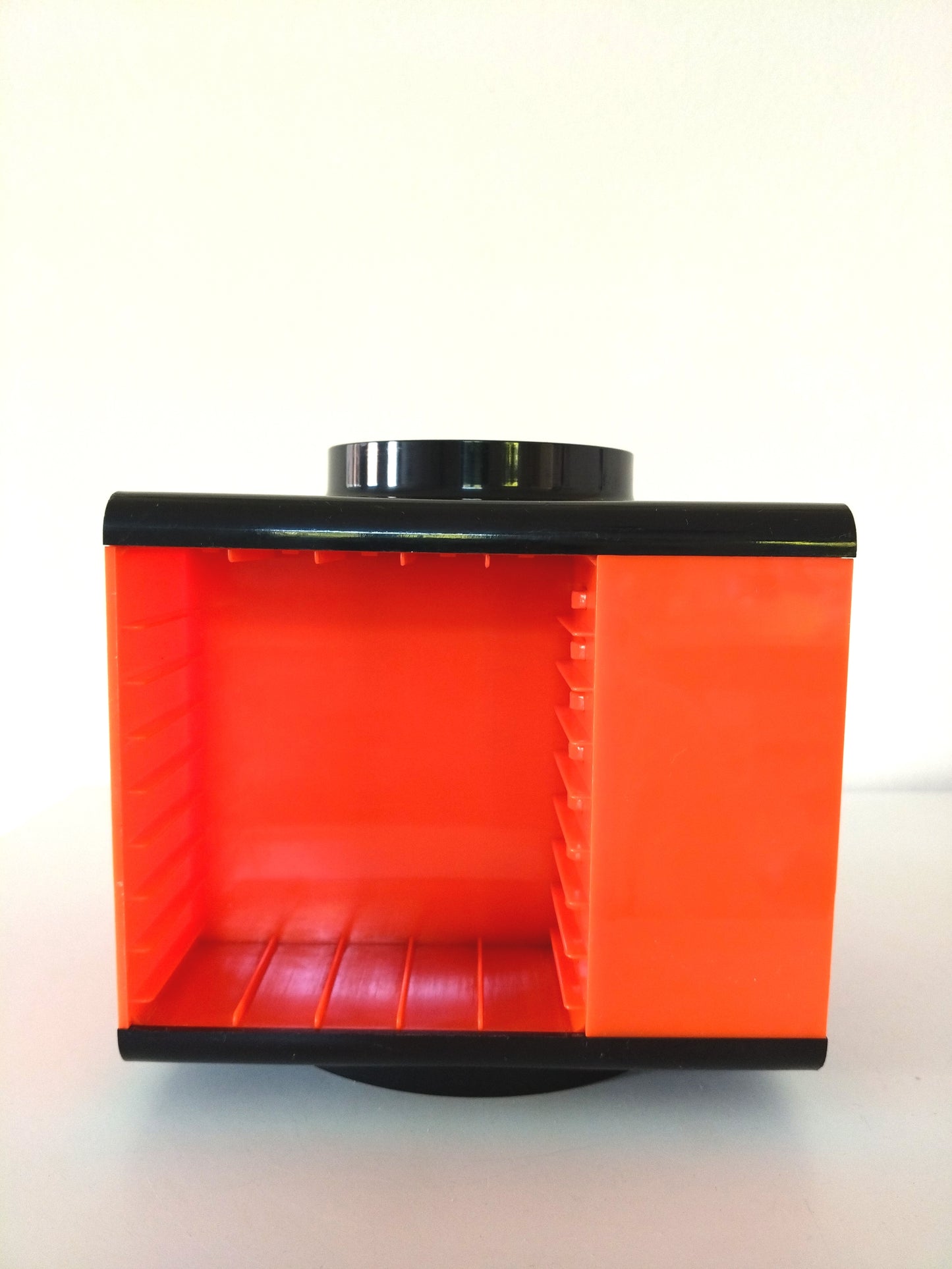 "Cassettes bar"/ carrousel à cassettes/ range-cassettes audio Schott en plastique