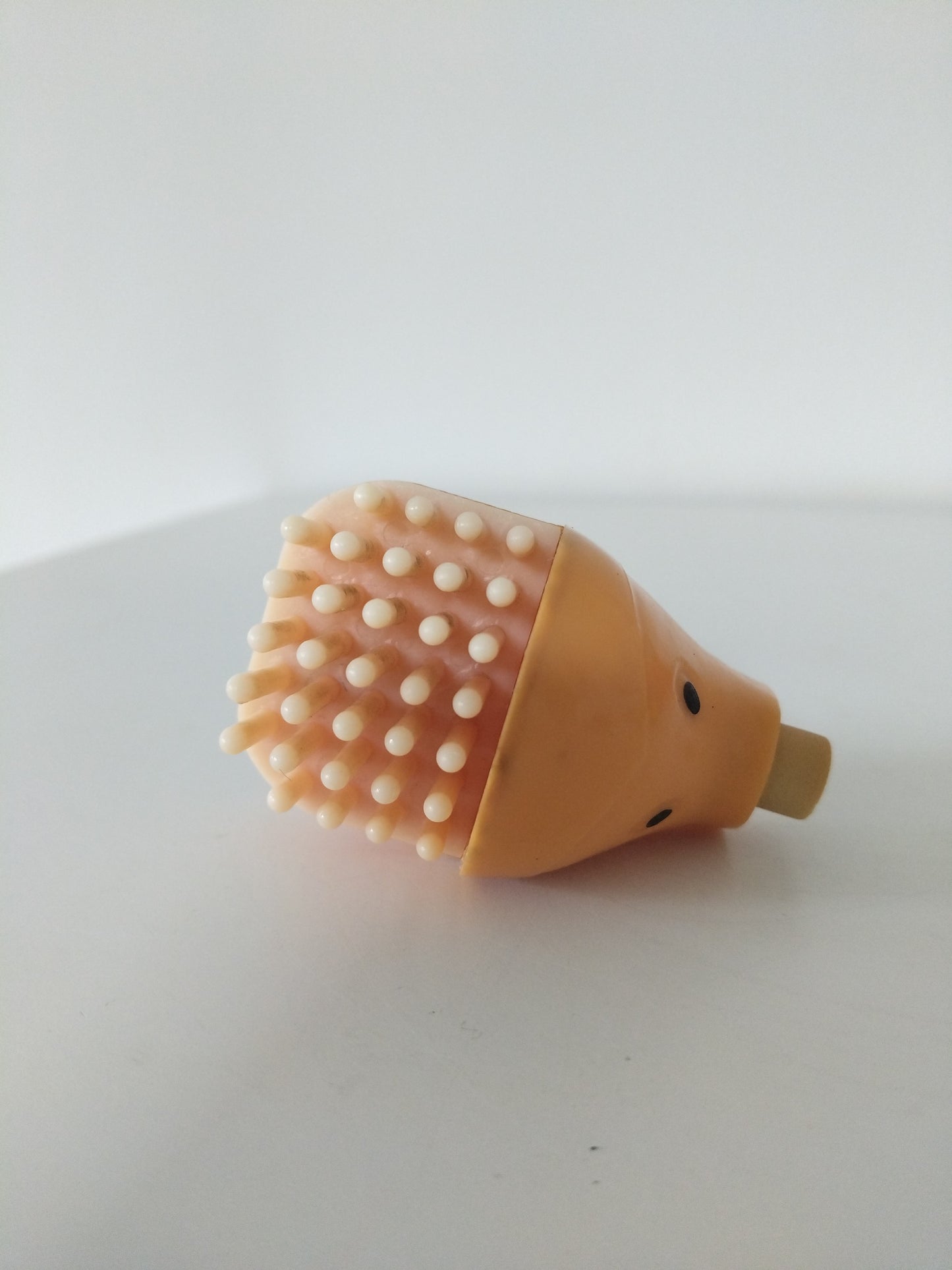Hérisson miniature taille-crayon, porte-crayon et gomme 80's couleur au choix