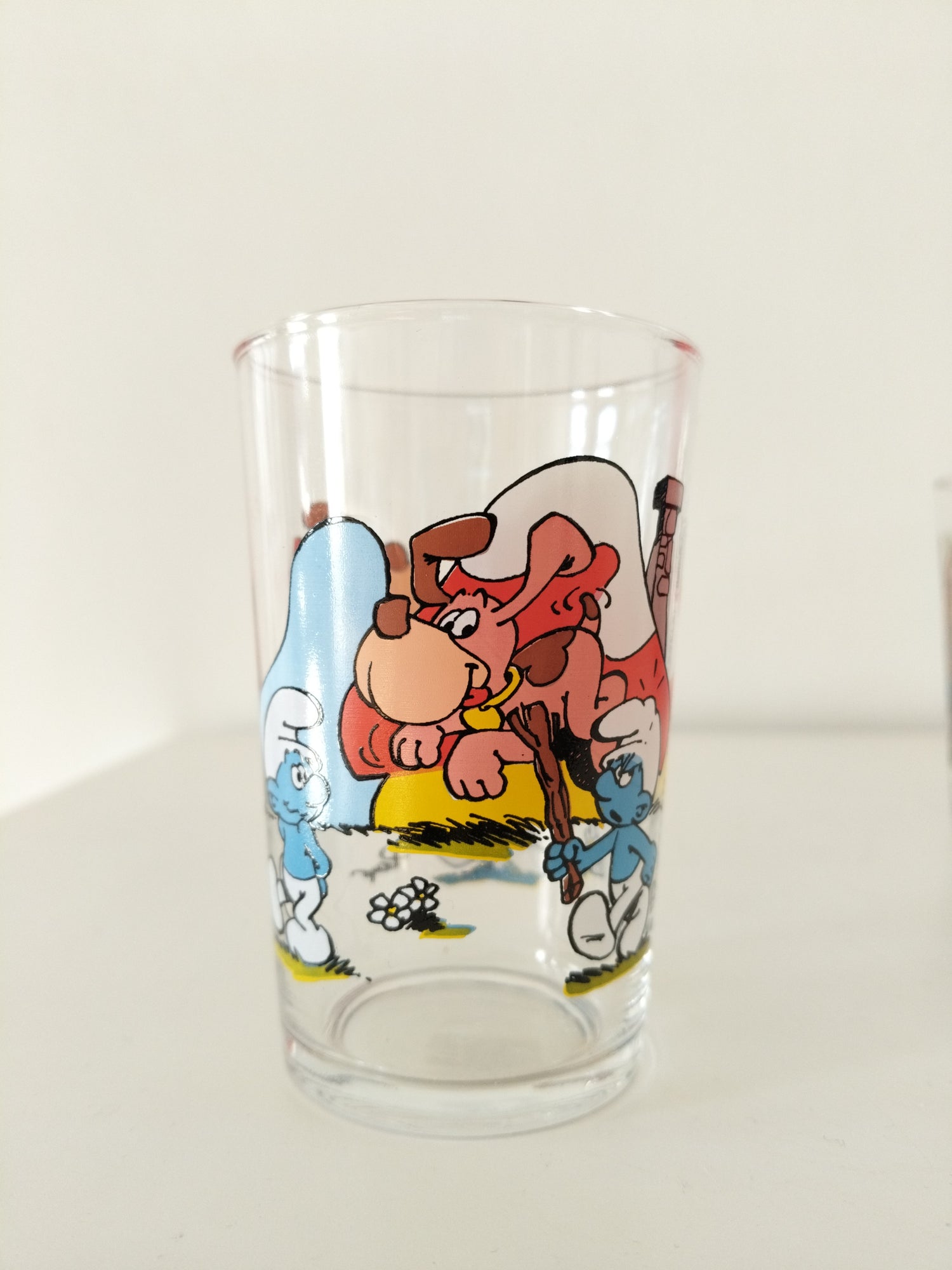 Verre VMC publicitaire Bénédictin Schtroumpfs Peyo 1992-1993 au choix - cetaitmieuxavant