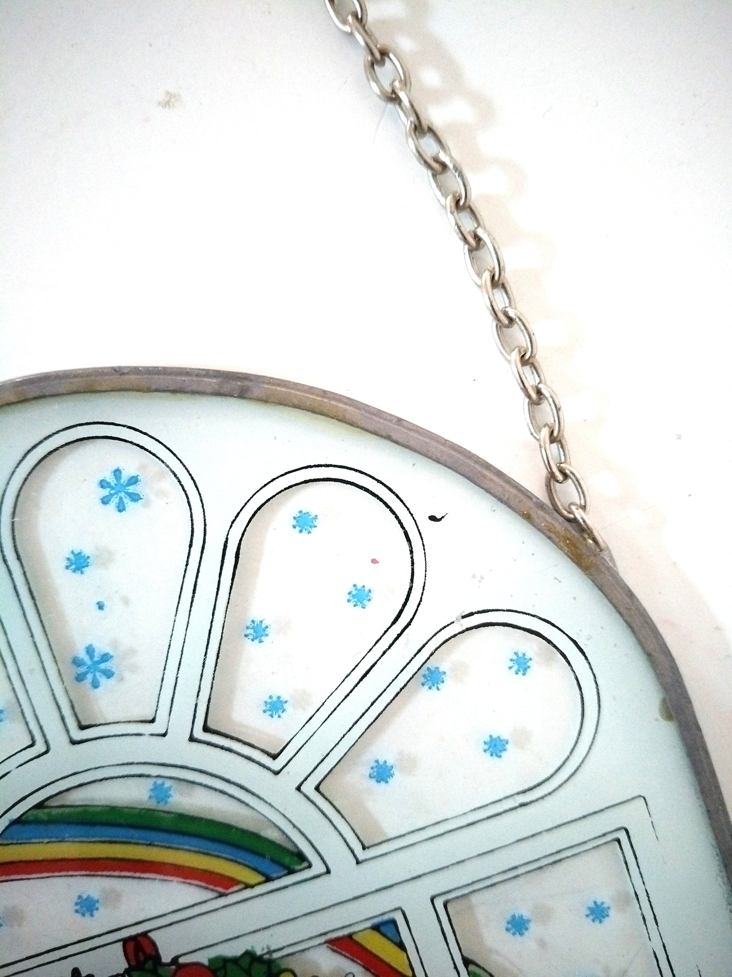 Vitrail mural de Noël