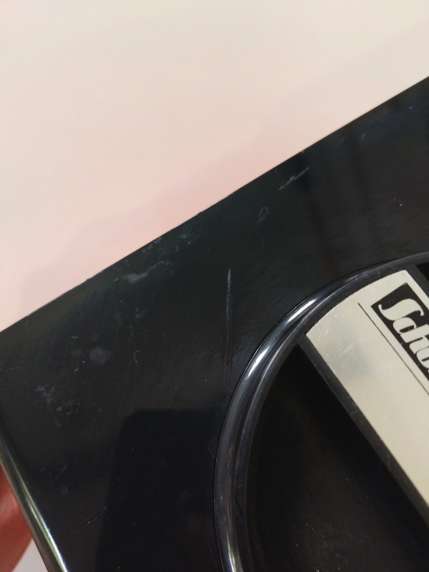 "Cassettes bar"/ carrousel à cassettes/ range-cassettes audio Schott en plastique