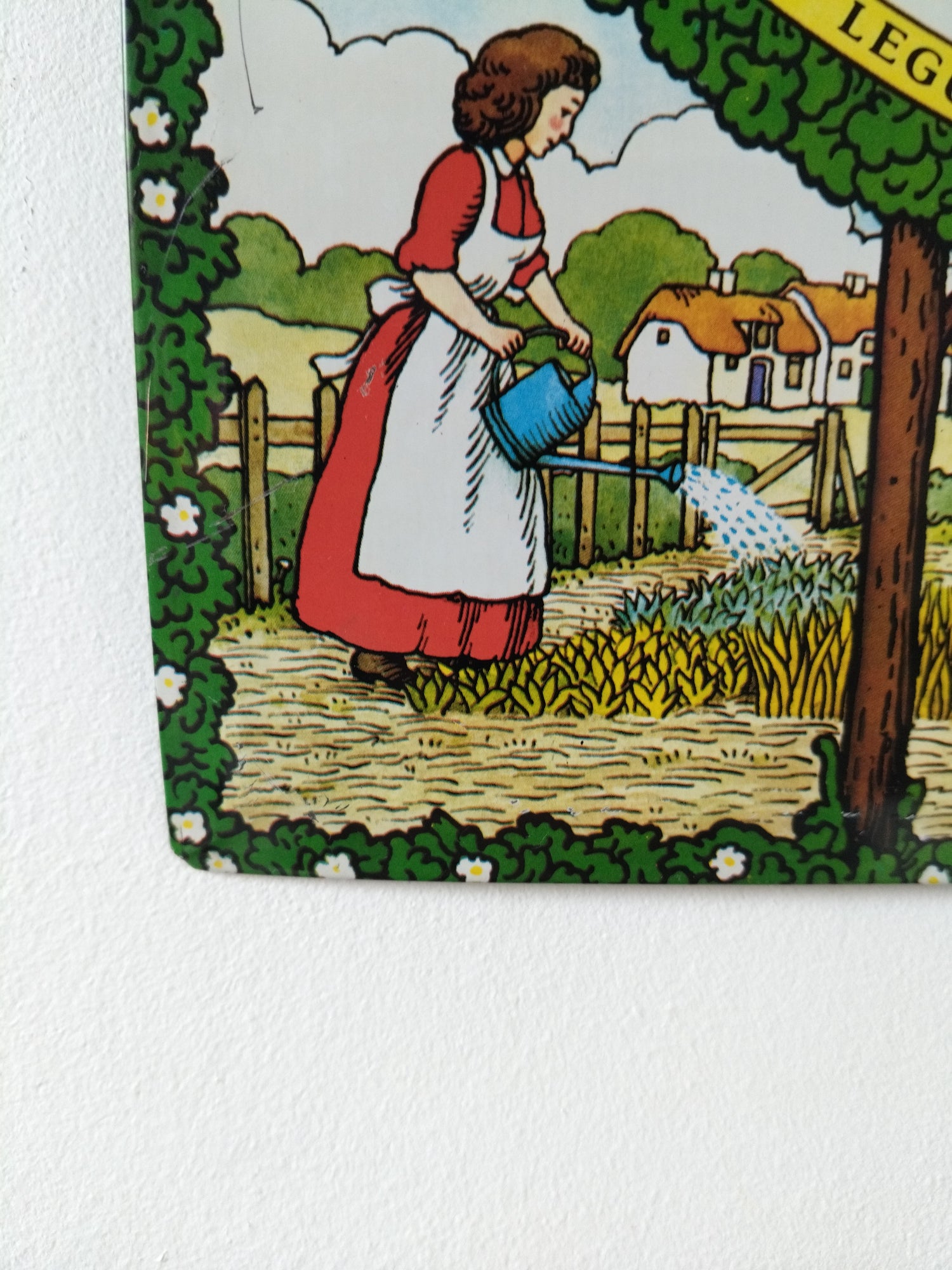 Ancienne plaque murale en tôle guide d'épices pour la bonne cuisine - cetaitmieuxavant