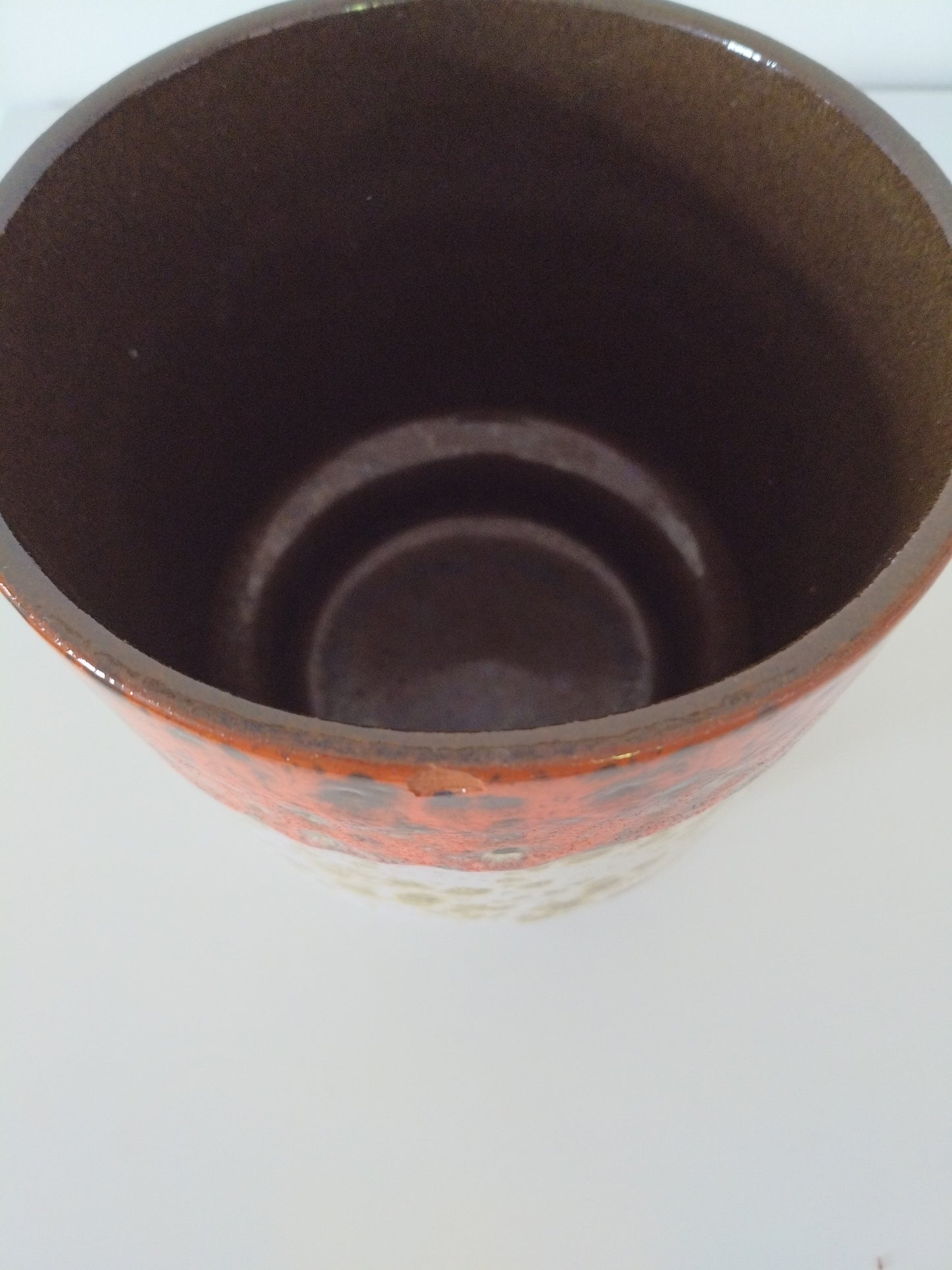 Cache-pot en céramique Fat Lava West Germany 23-23 12/3