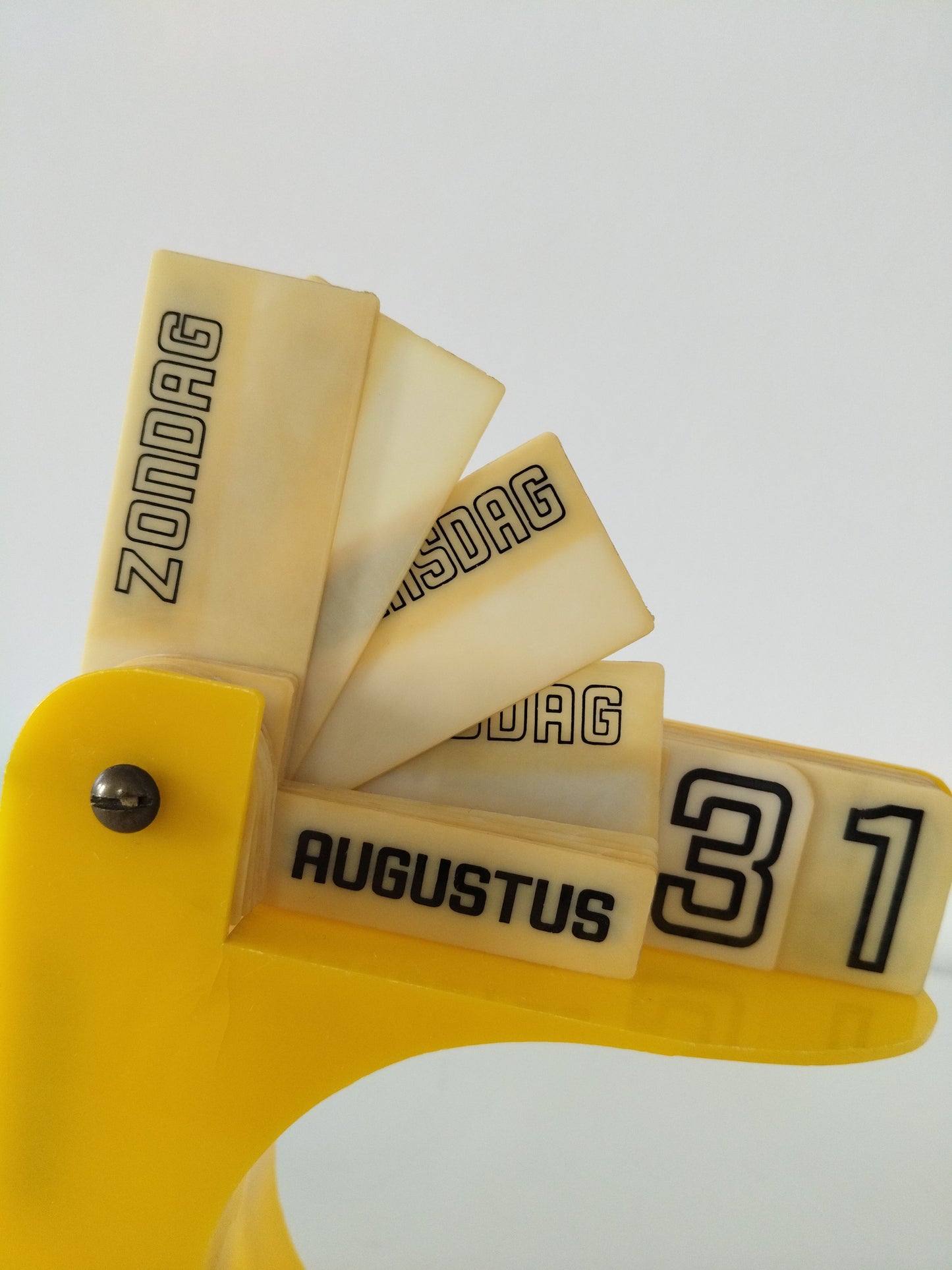 Calendrier perpétuel en plastique UK design en néerlandais