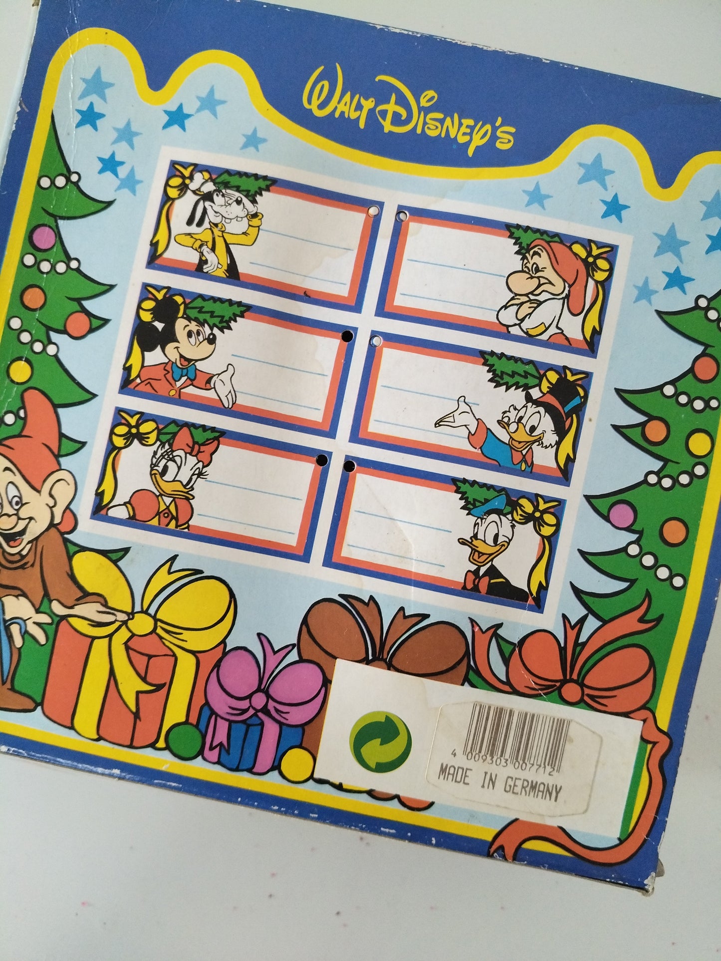 4 boules de Noël en verre Walt Disney's Germany