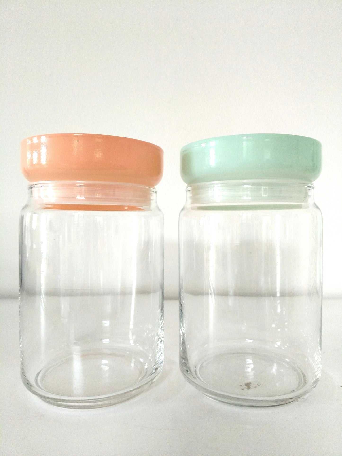 Gros bocal hermétique en verre au choix